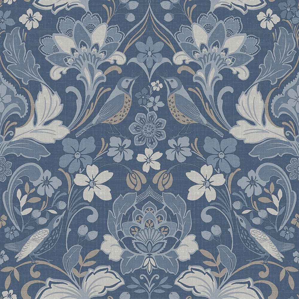 Carta da parati floreale blu denim, 1000x1000 HD, PC Desktop