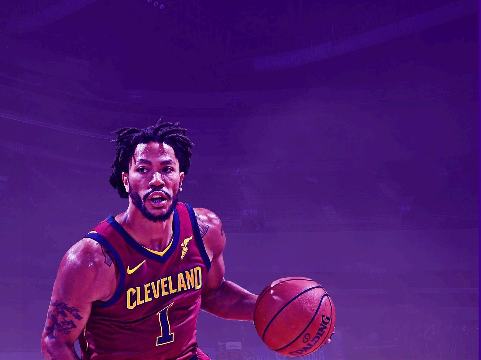 Derrick Rose Cavaliers basket, 1600x1200 HD Ready, Desktop