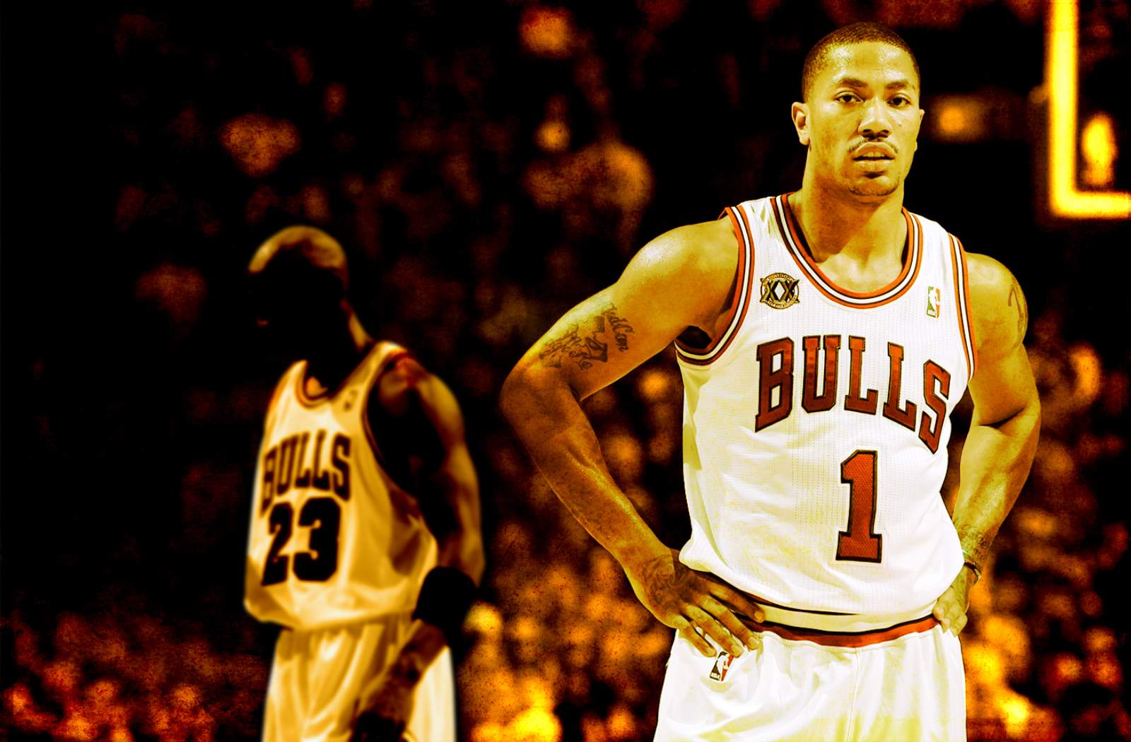 Derrick Rose Chicago Bulls, 1900x2607 Full HD Verticale, Smartphone