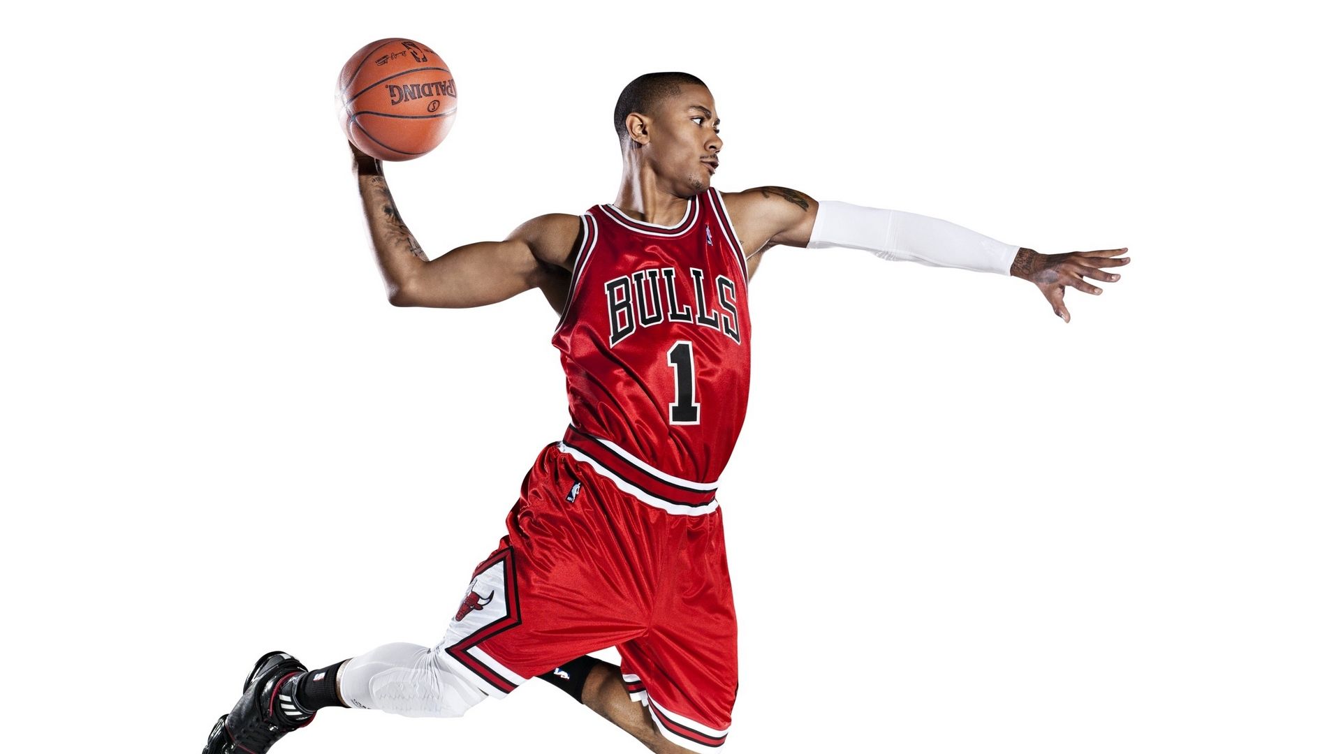 Derrick Rose Chicago Bulls basket, 1920x1080 Full HD 1080p, Desktop