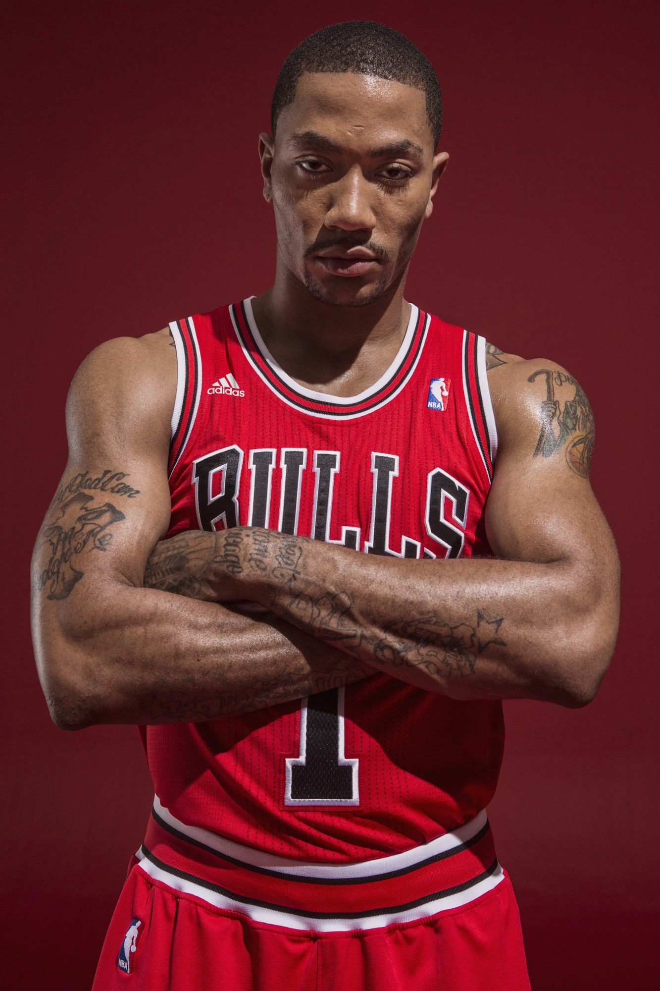Derrick Rose maglia Bulls, 1333x2000 Verticale, OnePlus