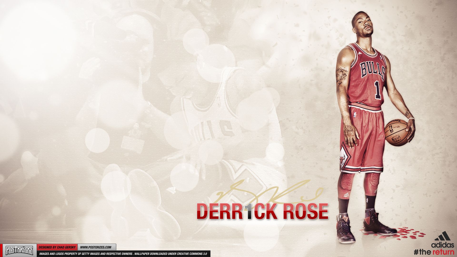 Derrick Rose maglia Bulls, 4080x2720 4K Ultra HD, Monitor 4K