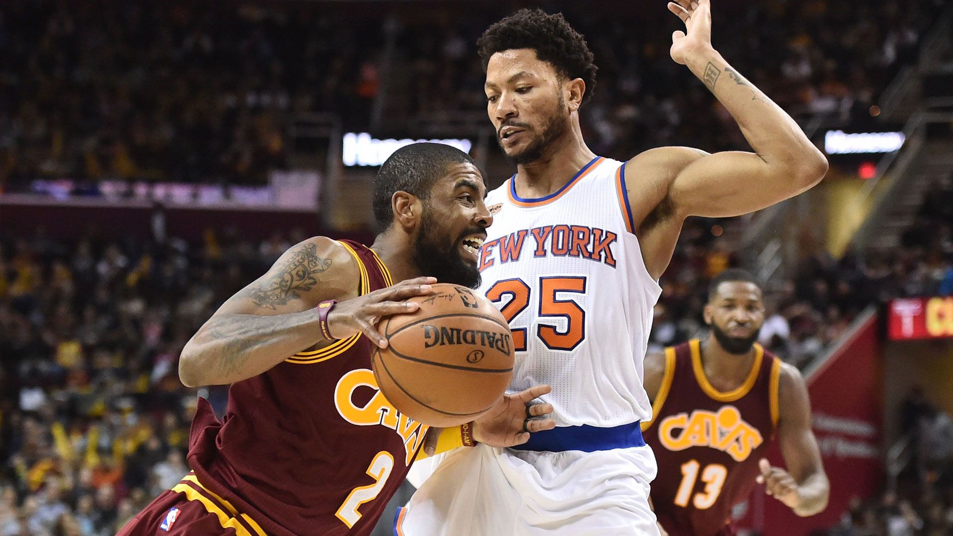 Derrick Rose Knicks contro Cavaliers, 1920x1080 Full HD 1080p, Desktop