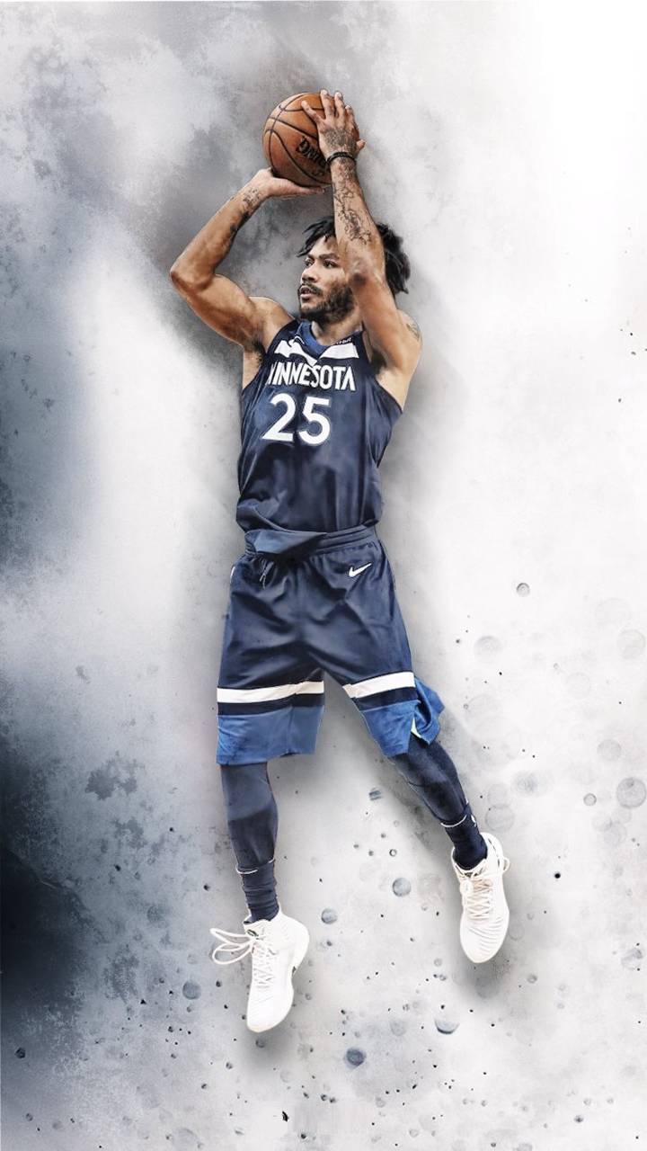 Giocatore basket Minnesota tiro, 720x1280 Full HD Verticale, iPhone