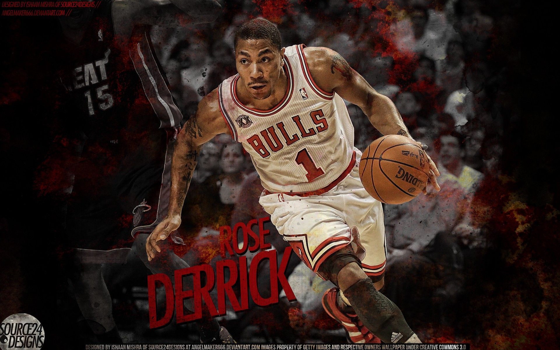 Derrick Rose basket NBA, 1920x1200 Full HD+, iMac
