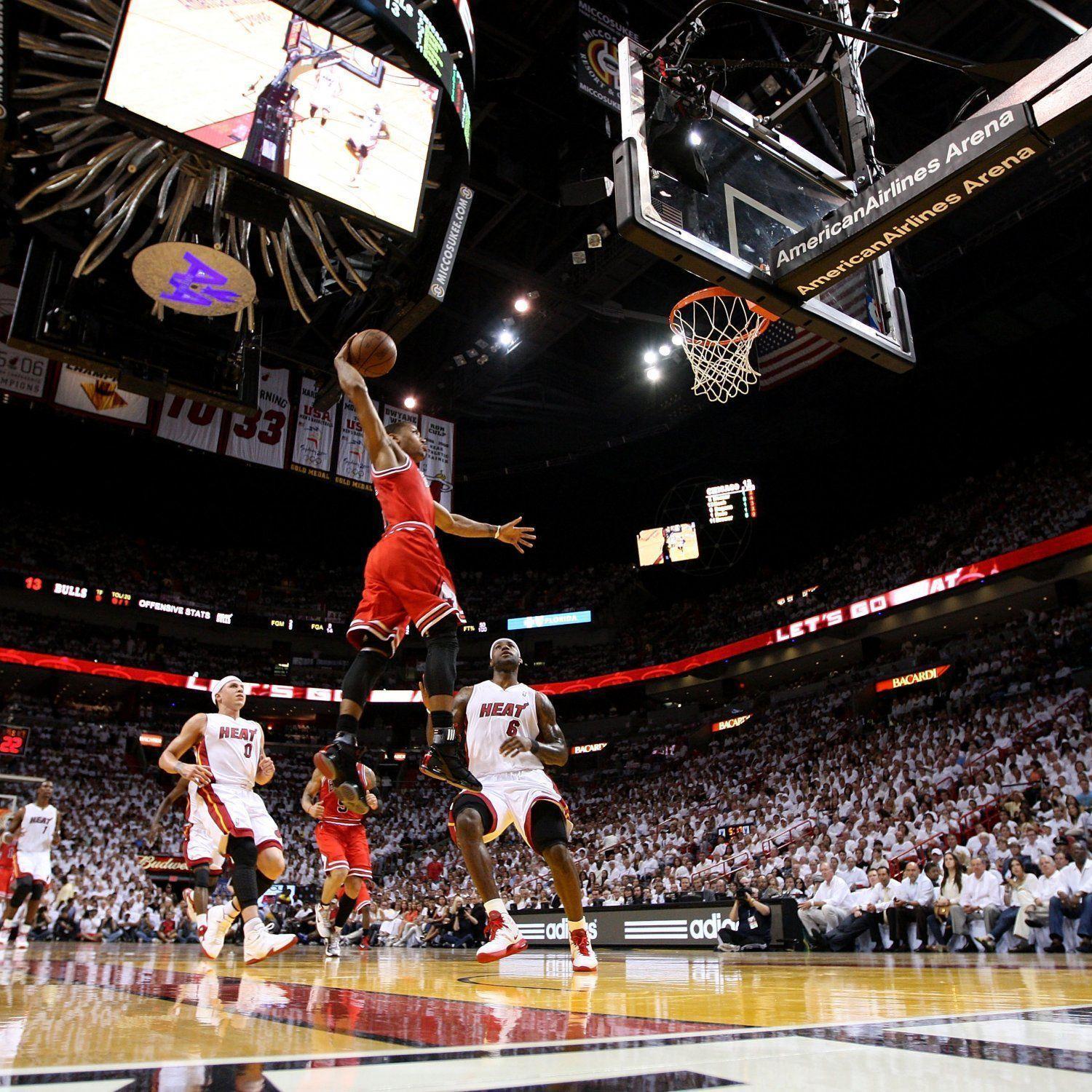Derrick Rose All-Star basket, 800x1200 Verticale, iPhone Pro Max