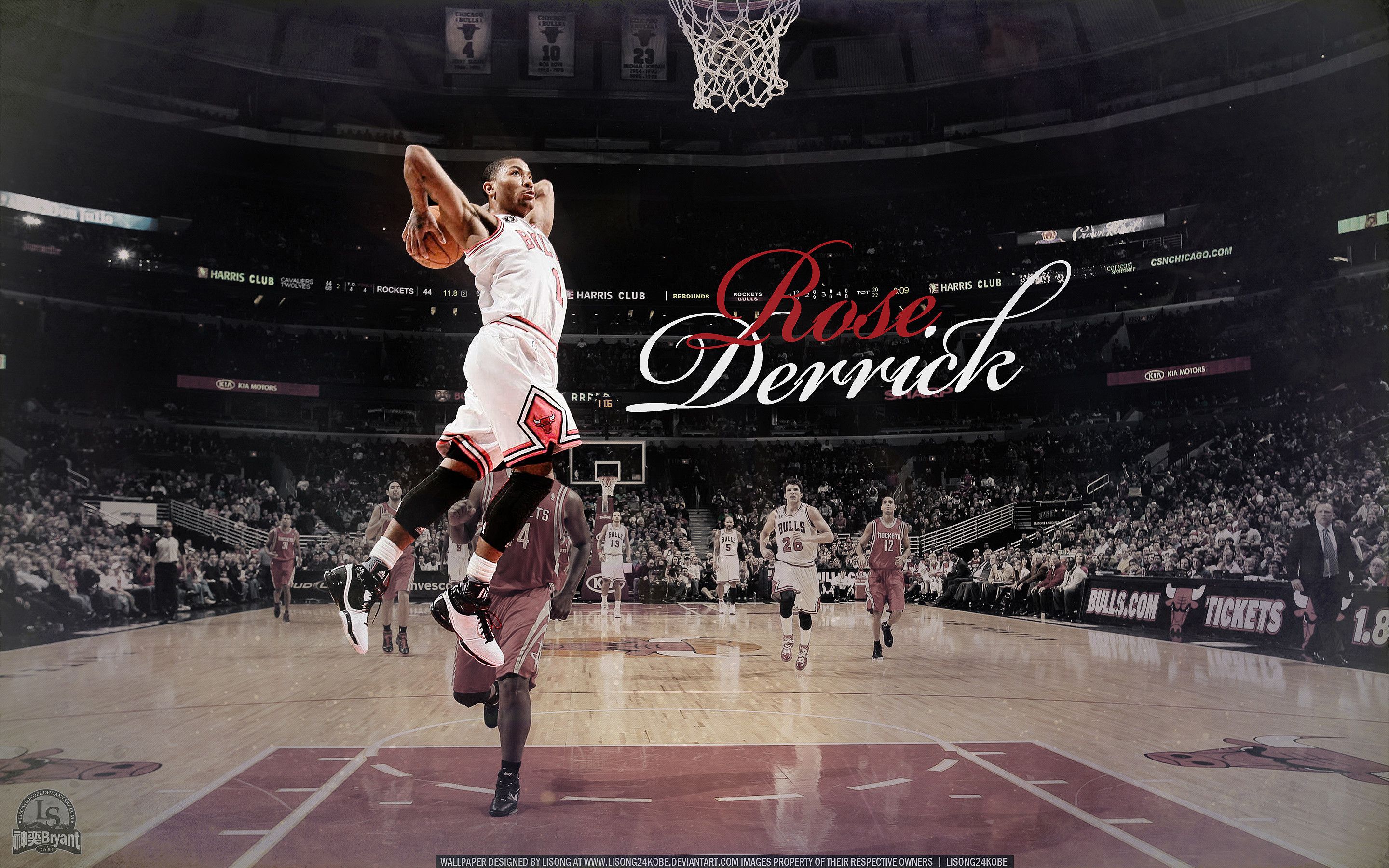 Derrick Rose Chicago Bulls, 1920x1200 WUXGA, Desktop