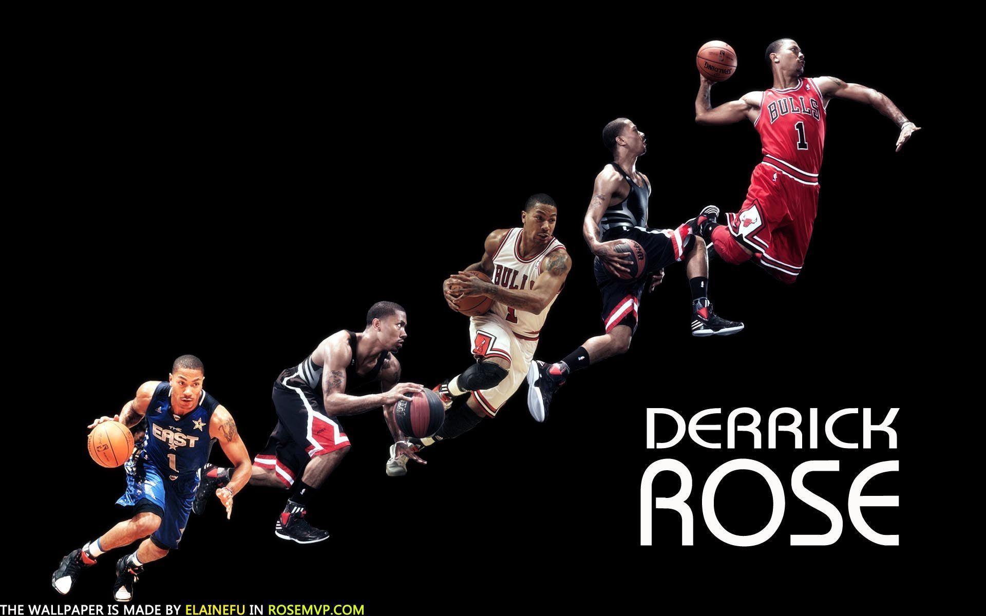 Derrick Rose schiacciata basket, 2880x1800 2K, Laptop