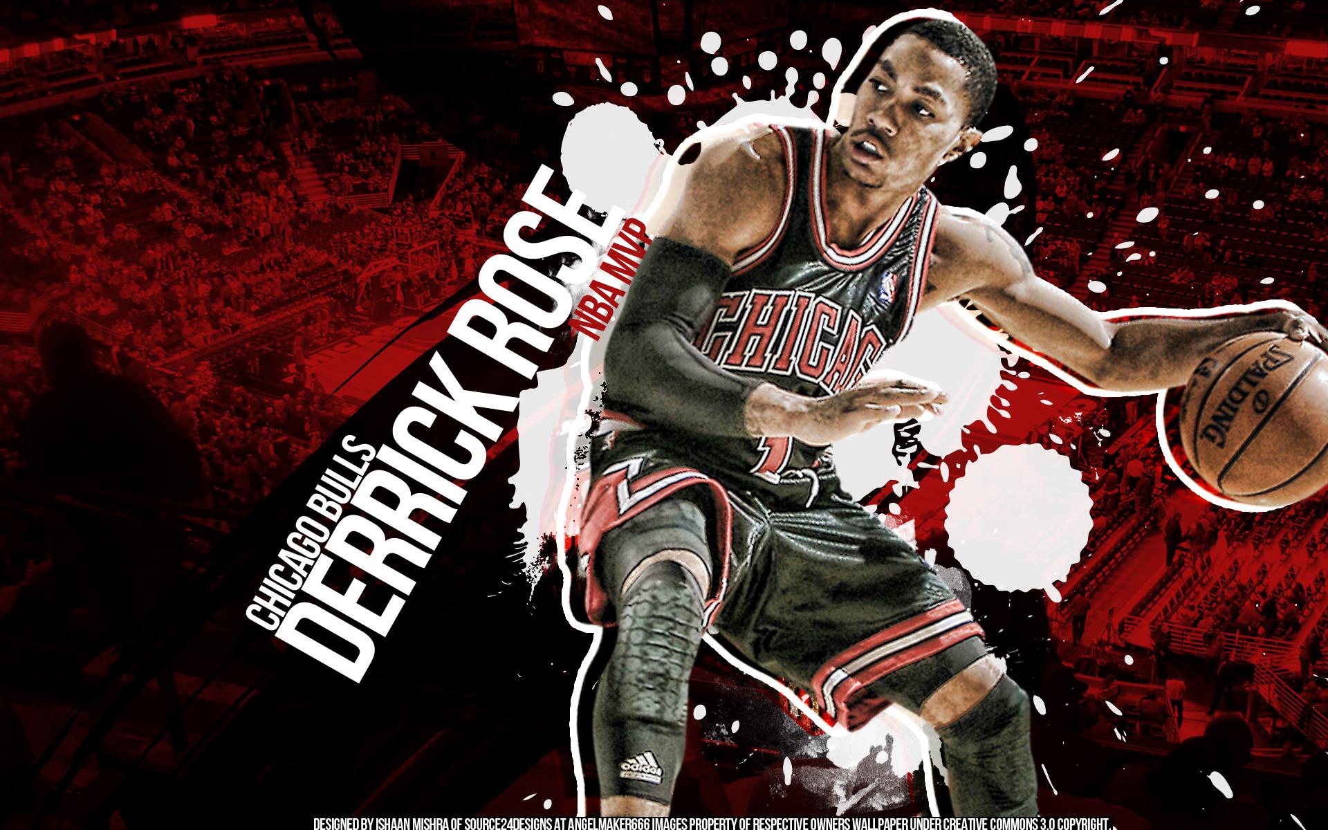 Derrick Rose Chicago Bulls basket, 1920x1200 Full HD+ WUXGA, PC Desktop
