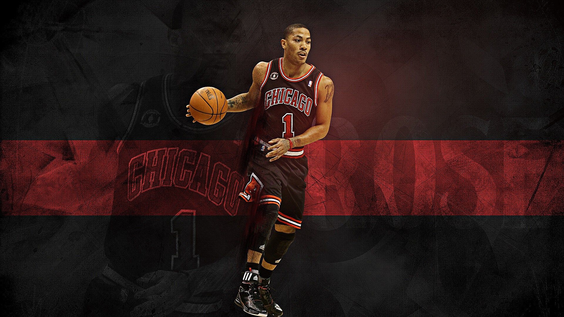 Derrick Rose Chicago Bulls, 1920x1200 WUXGA, Desktop