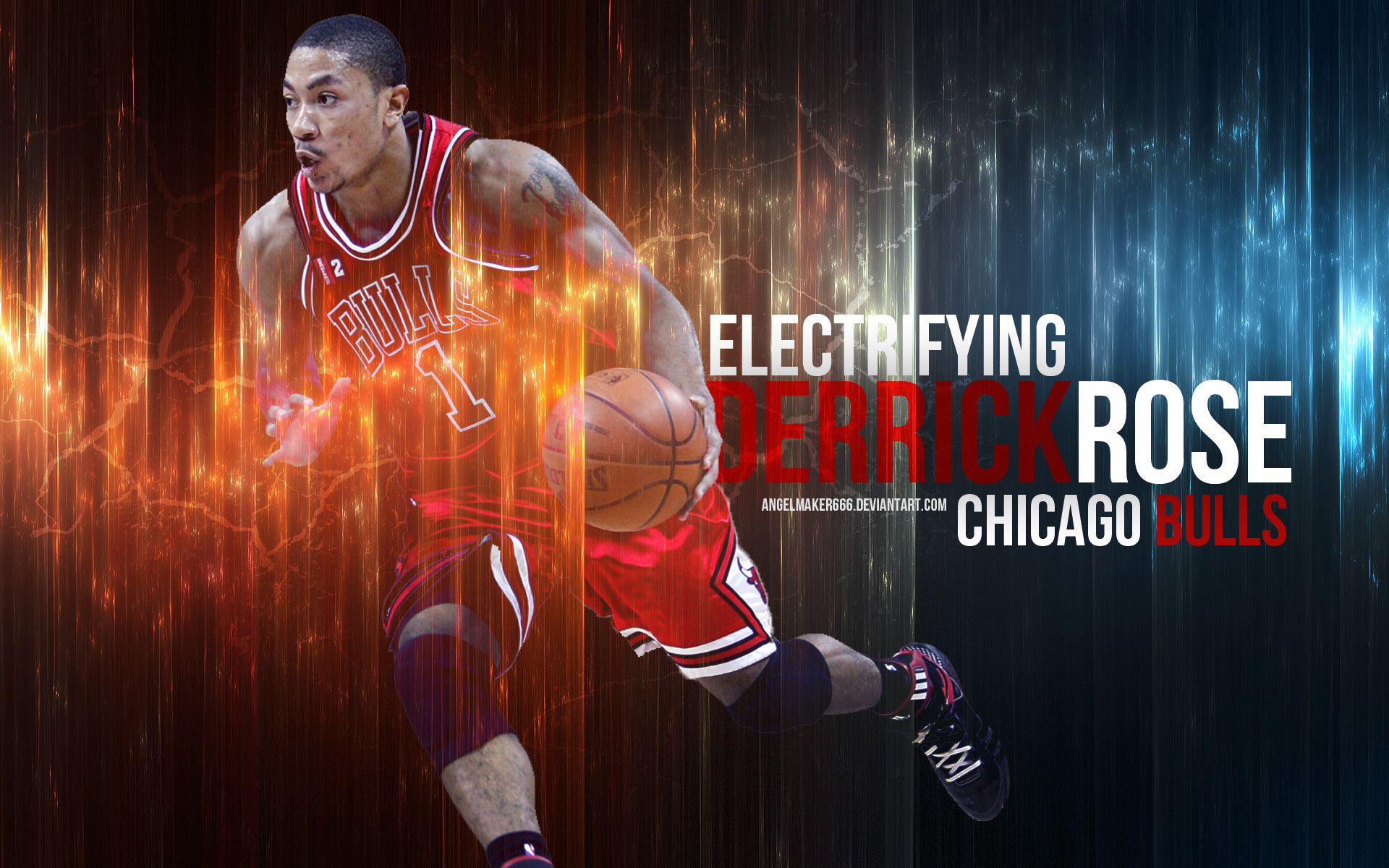Derrick Rose Chicago Bulls, 1920x1200 WUXGA, PC