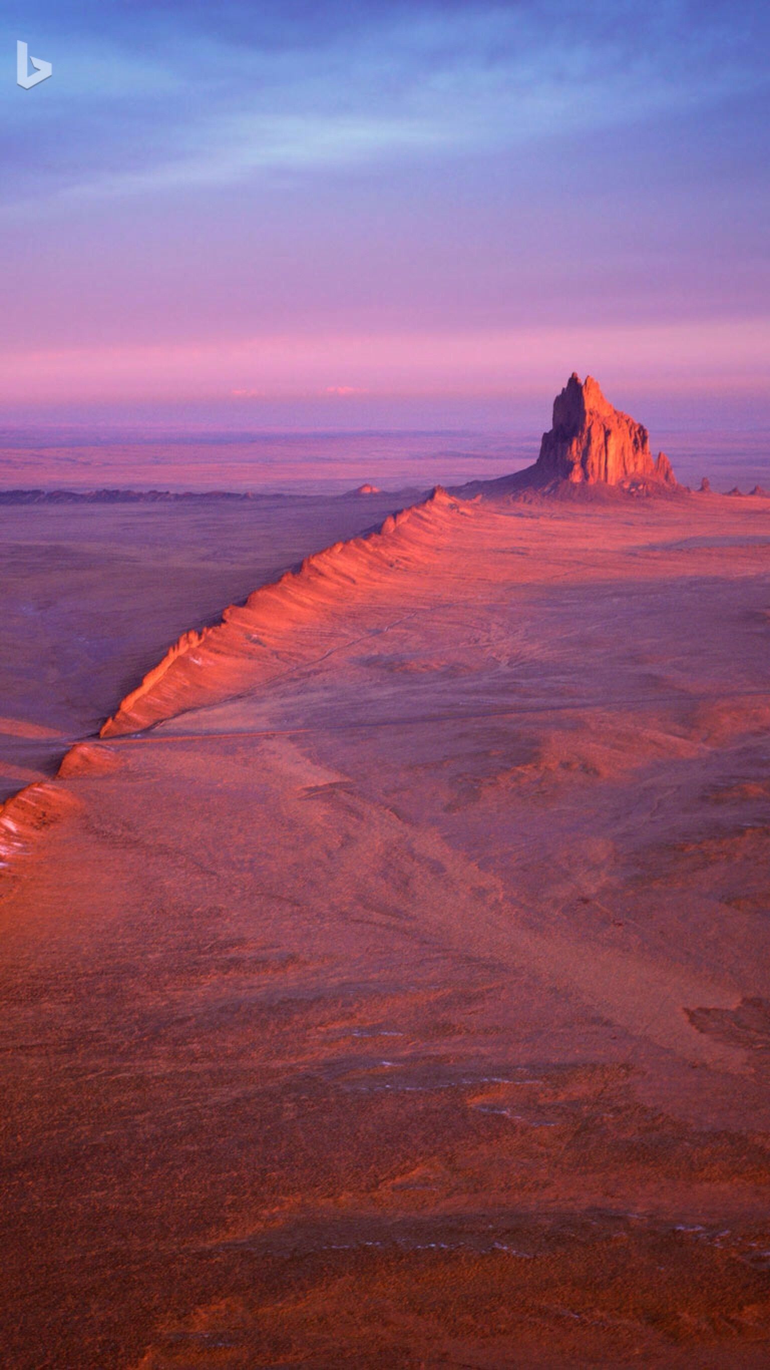 Deserto roccioso al tramonto, 1536x2732 Verticale, Telefono