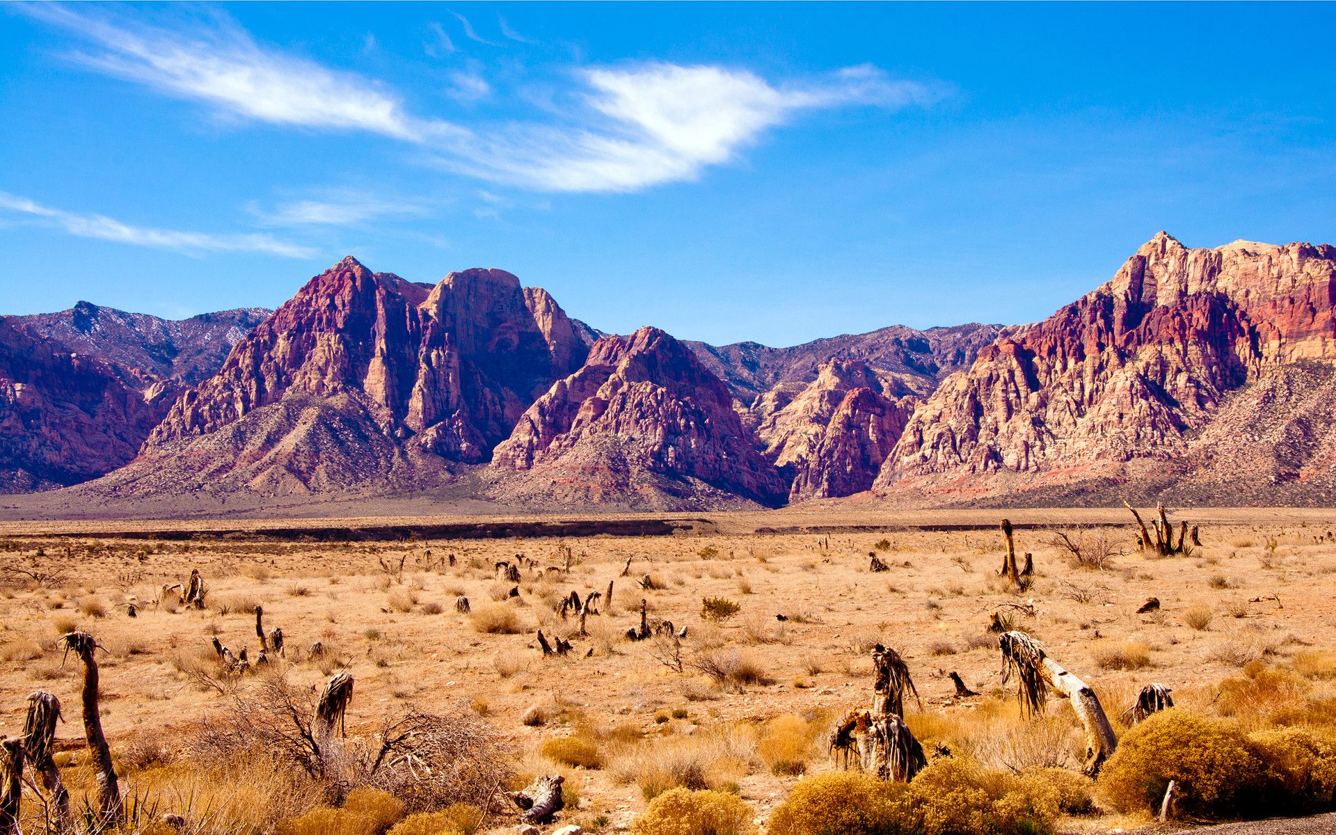 Deserto con montagne rocciose, 1920x1200 WUXGA, Laptop