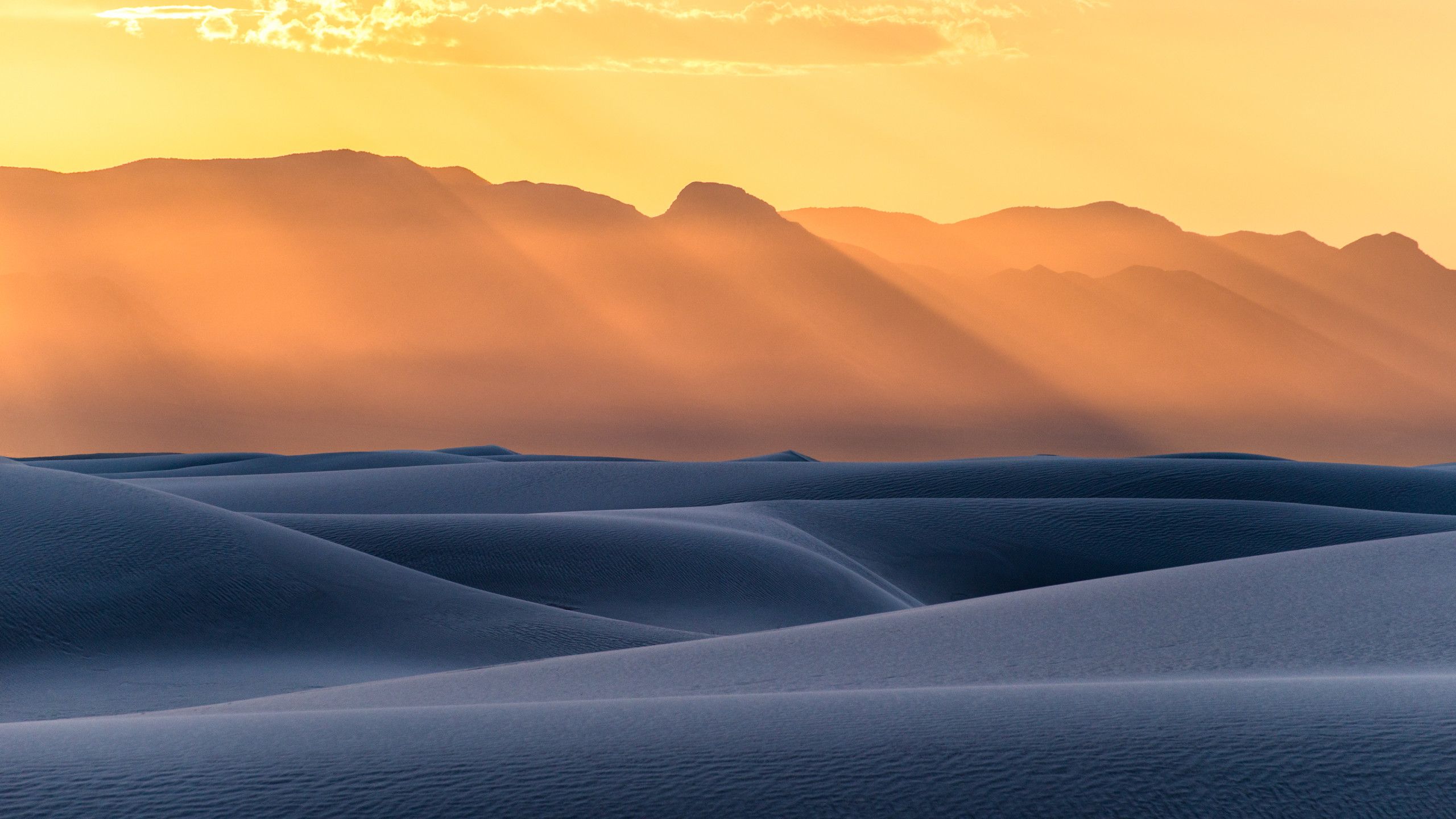 Dune deserto tramonto arancione, 2560x1440 2K QHD, Monitor Gaming