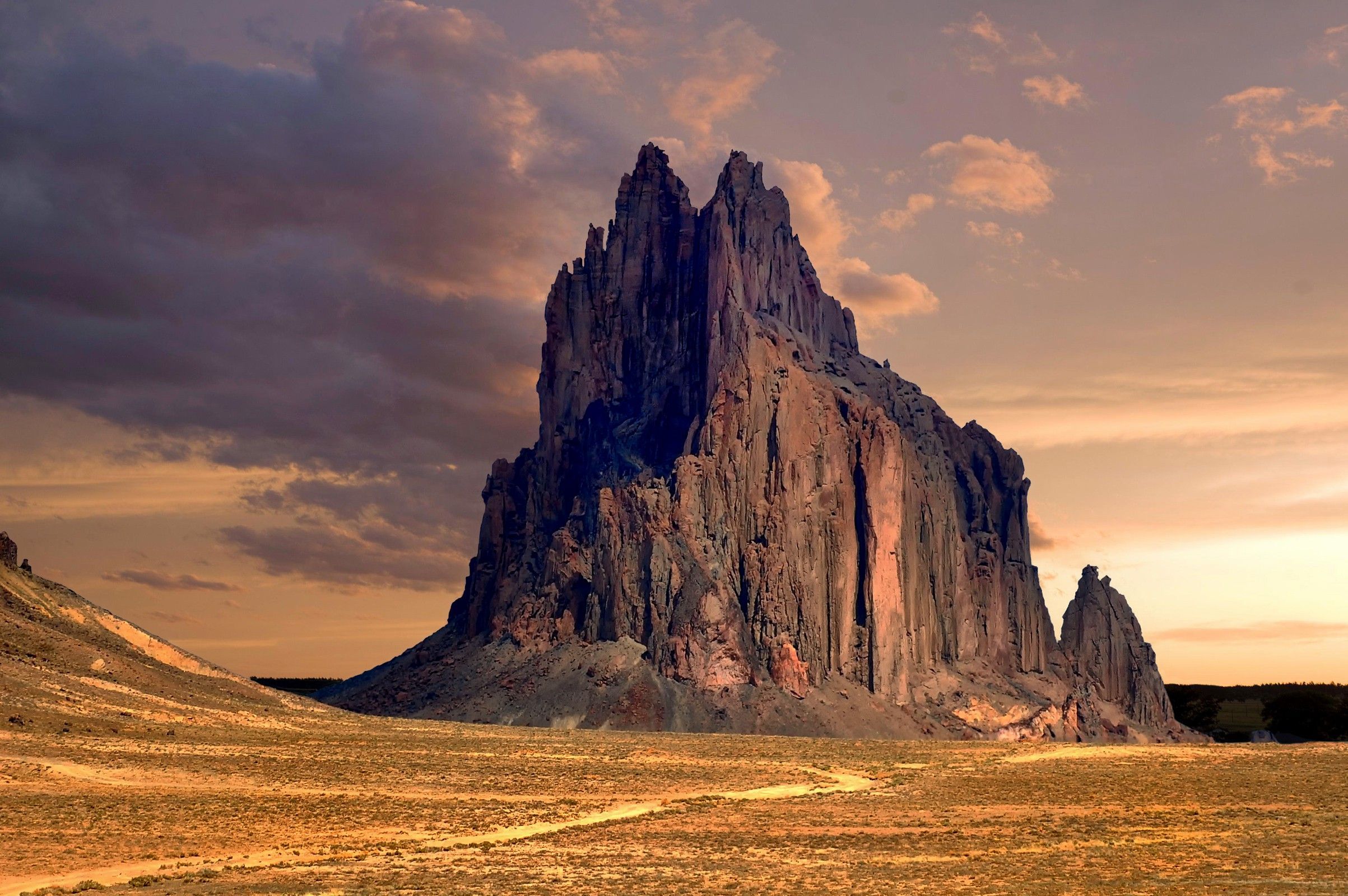 Paesaggio desertico montagne New Mexico, 3328x2208 WQXGA, Desktop