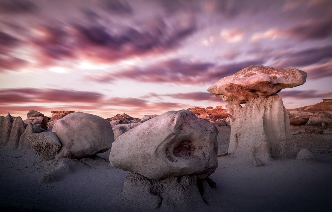 Formazioni rocciose Bisti Badlands, 1332x850 720p, PC