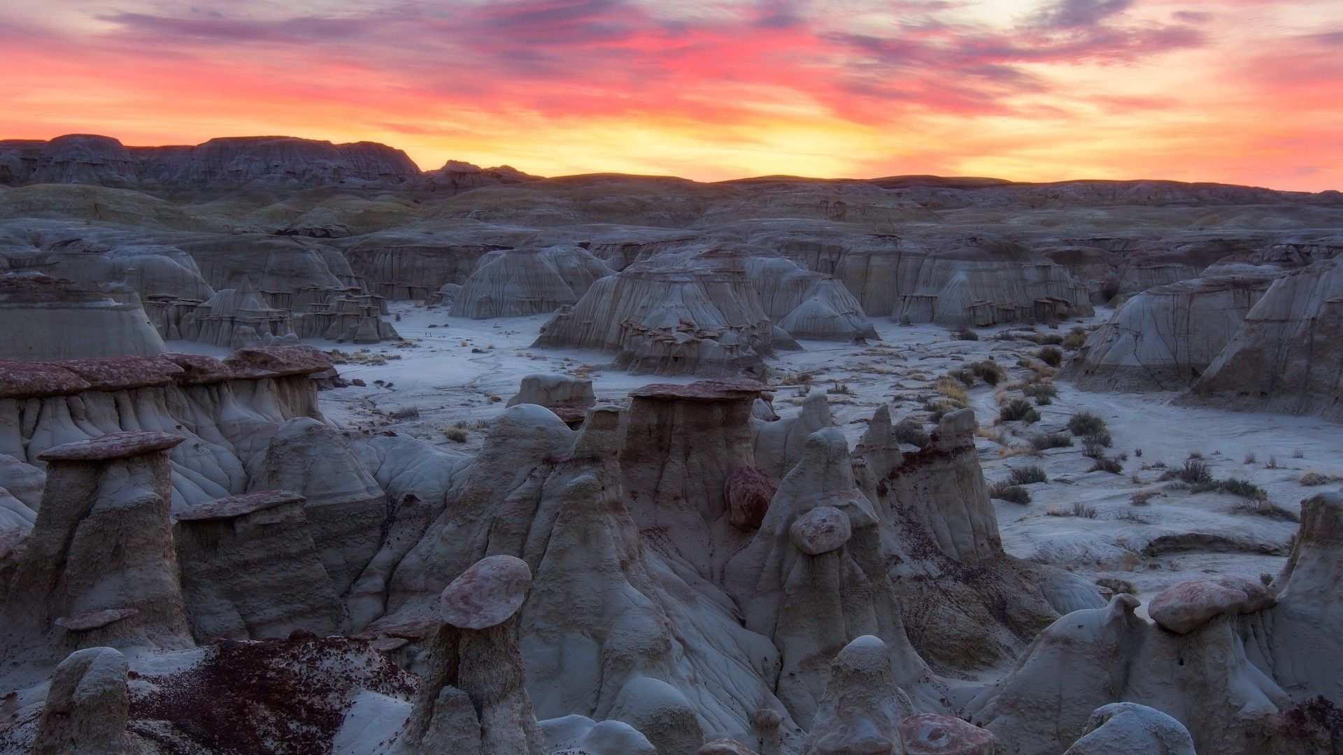 Formazioni rocciose deserto tramonto, 1920x1080 Full HD 1080p, PC