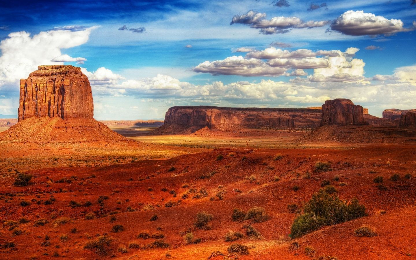 Monument Valley formazioni rocciose deserto, 1440x900 720p, Laptop