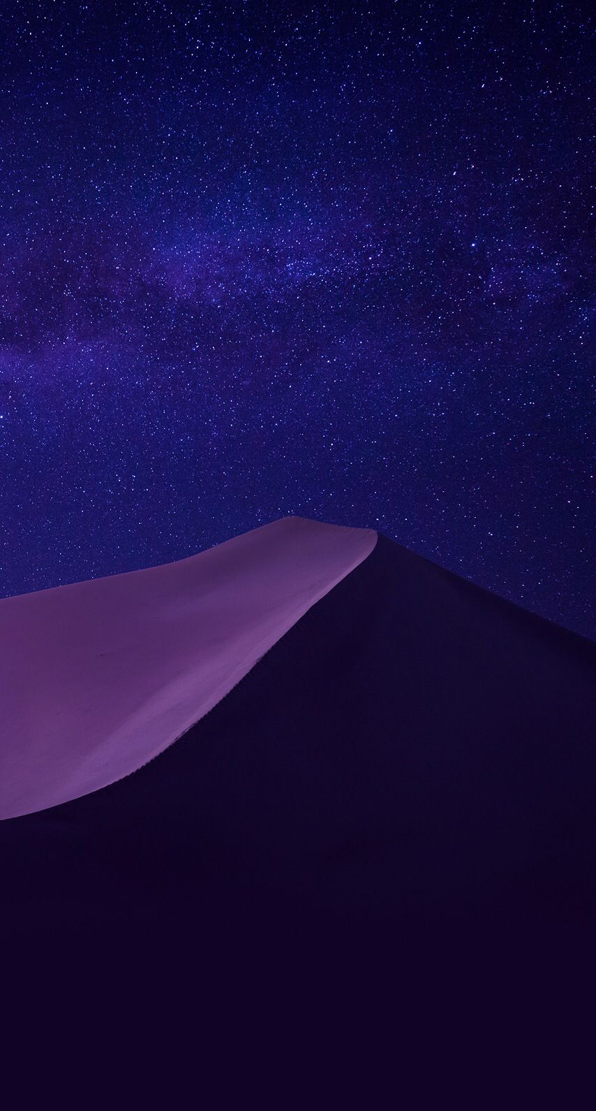Deserto notturno con stelle, 854x1590 Verticale, Mobile