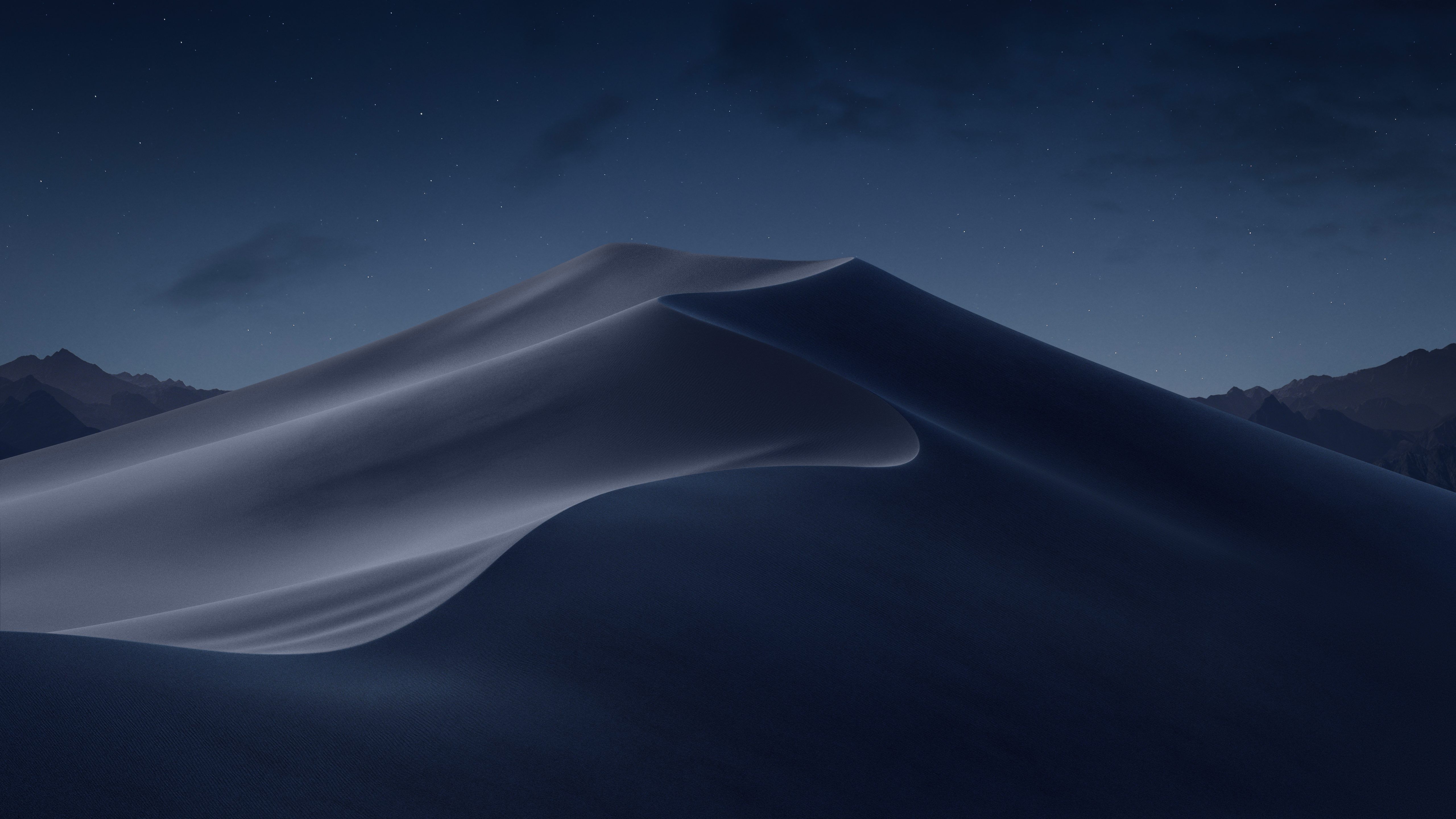 Duna del deserto di notte, 5120x2880 Ultra HD, 4K TV