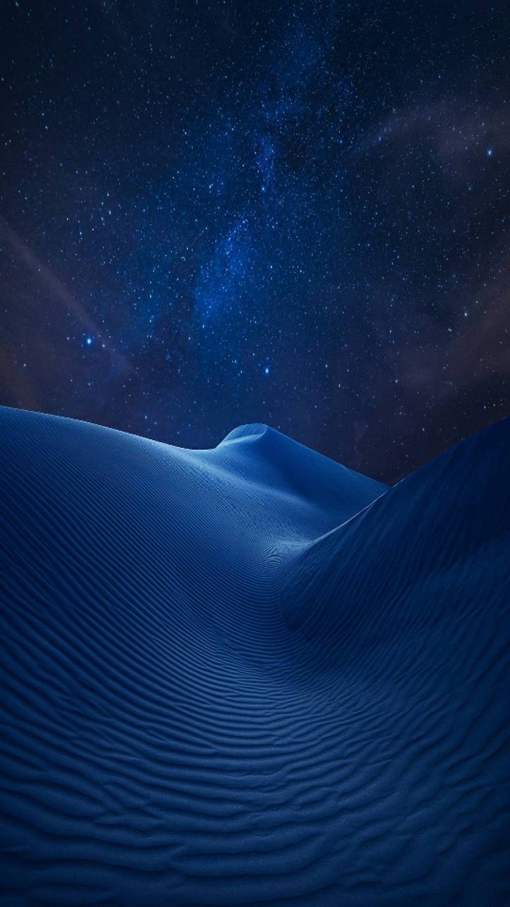 Dune deserto notte blu, 720x1280 Full HD Verticale, iPhone