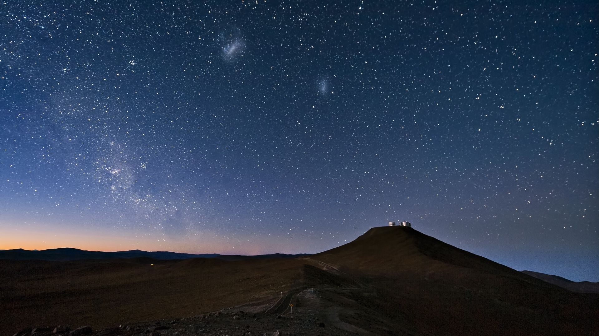 Deserto notturno con stelle, 1920x1080 Full HD, PC Desktop