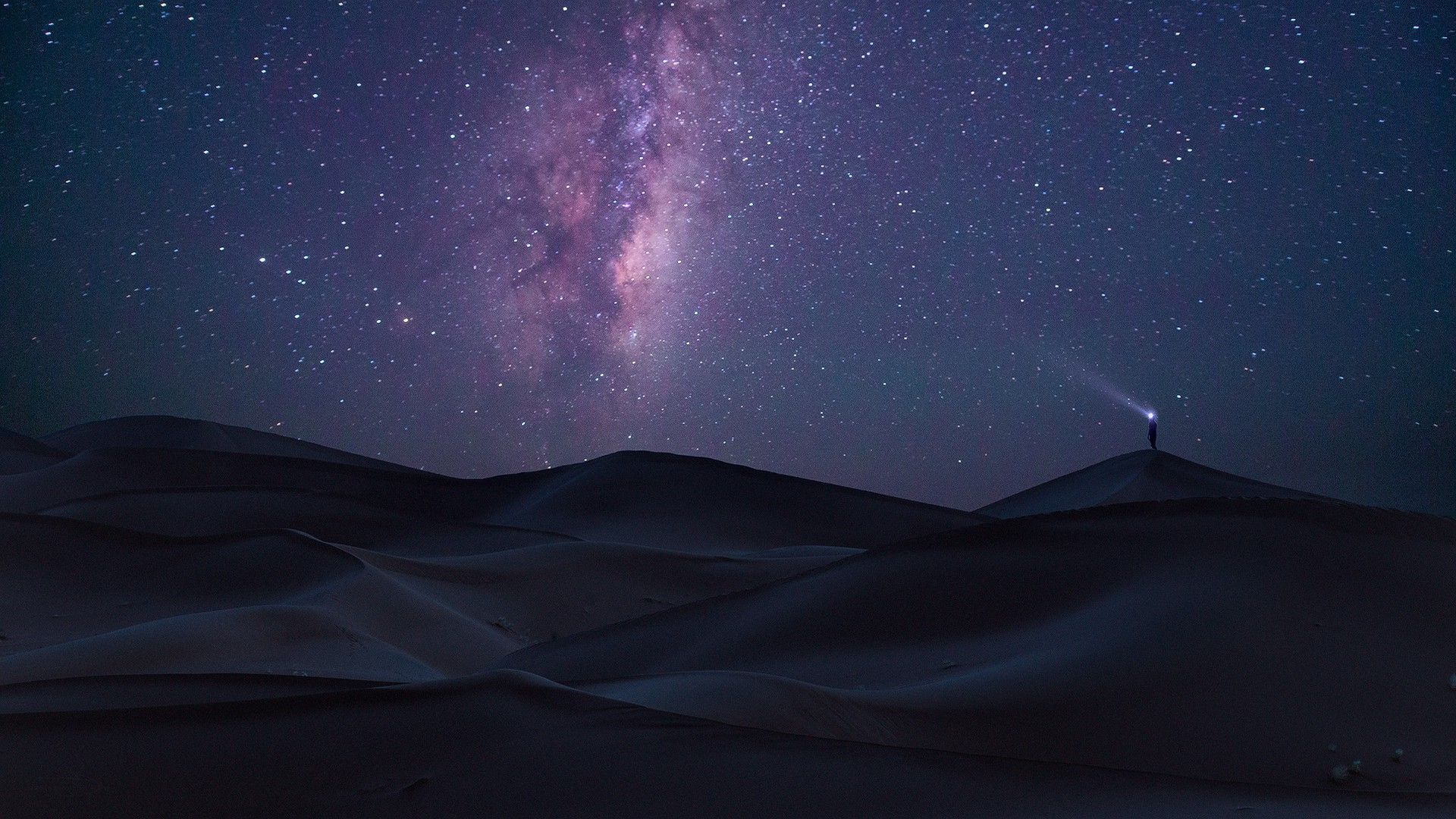 Dune deserto notte stellata, 1920x1080 Full HD, Laptop