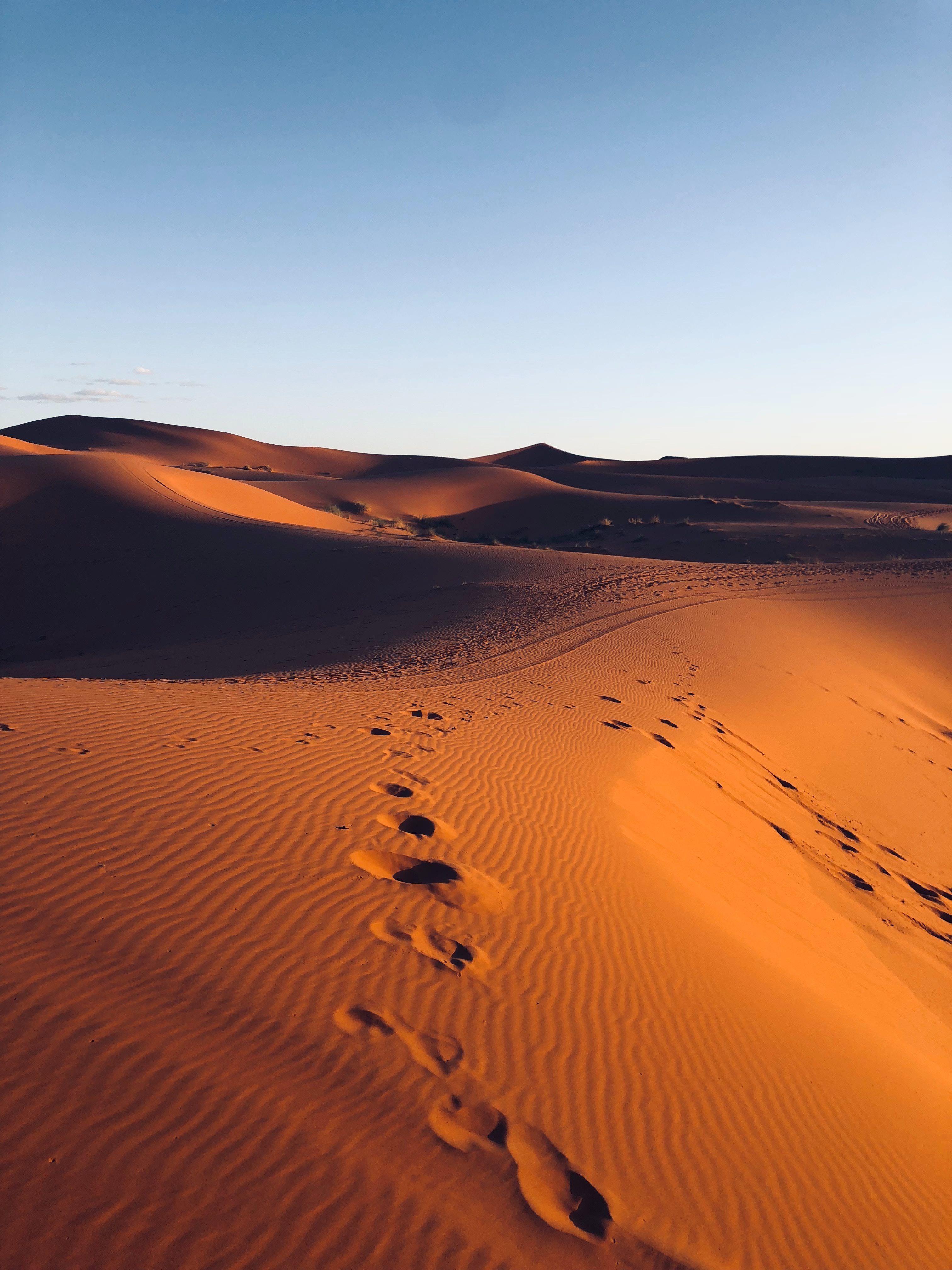 Dune di sabbia deserto arancione, 3024x4032 Verticale, Telefono