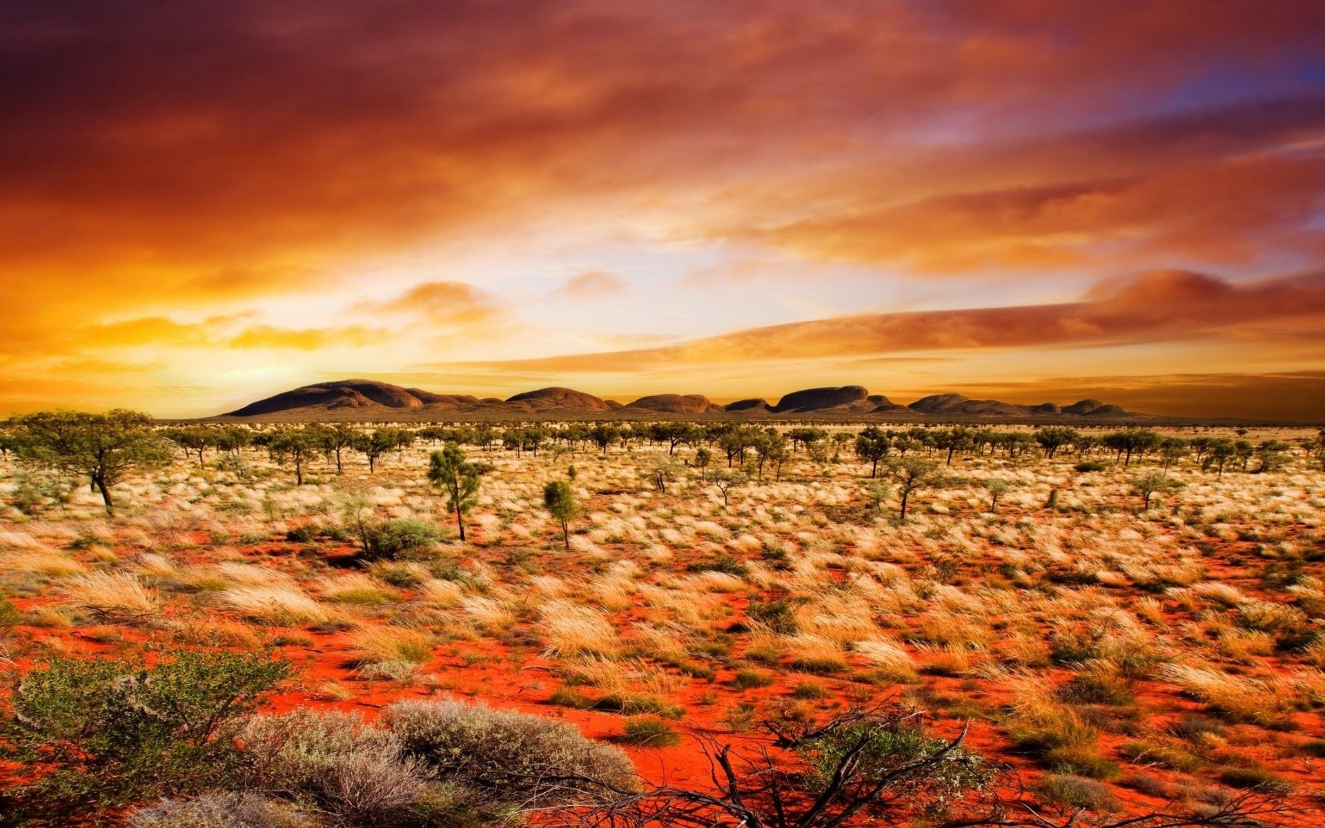 Deserto rosso al tramonto, 1920x1200 Full HD+, iMac