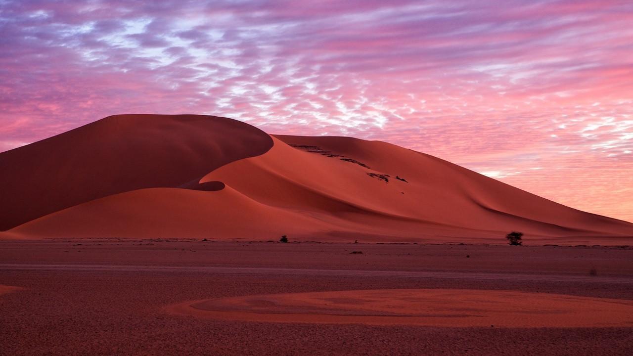 Dune deserto al tramonto, 1280x720 720p, PC
