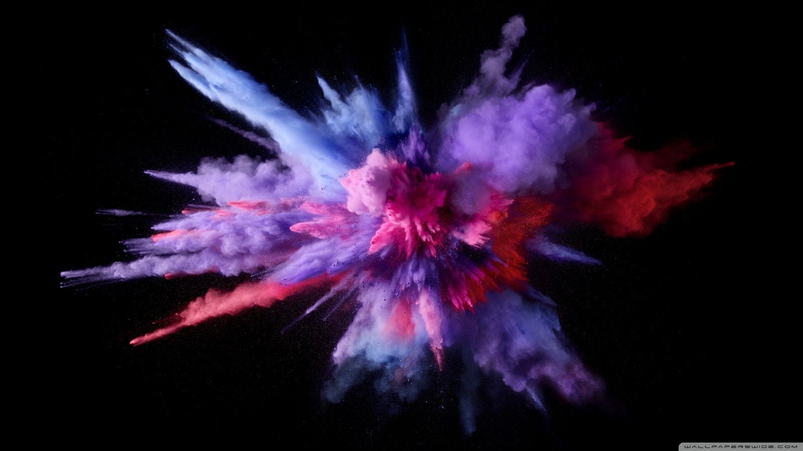 Esplosione di polvere colorata, 1600x900 HD Ready, Desktop