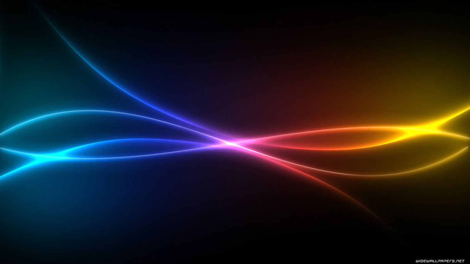 Linee luminose astratte colorate, 1600x900 900p, PC Desktop