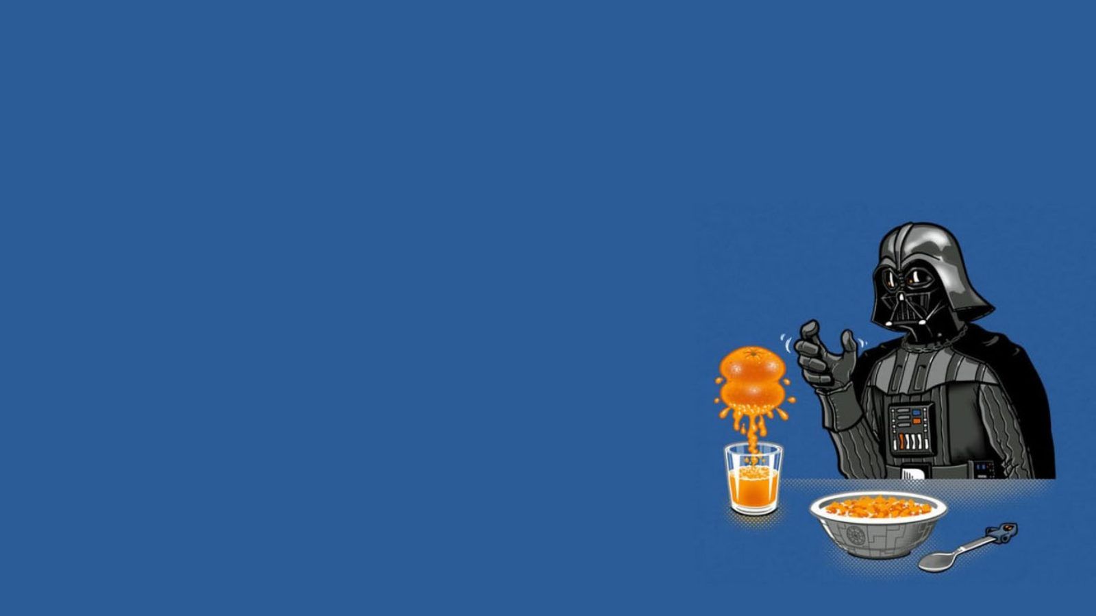Darth Vader Lego succo arancia, Star Wars, sfondi per Desktop, 1600x899 HD Ready, PC Desktop