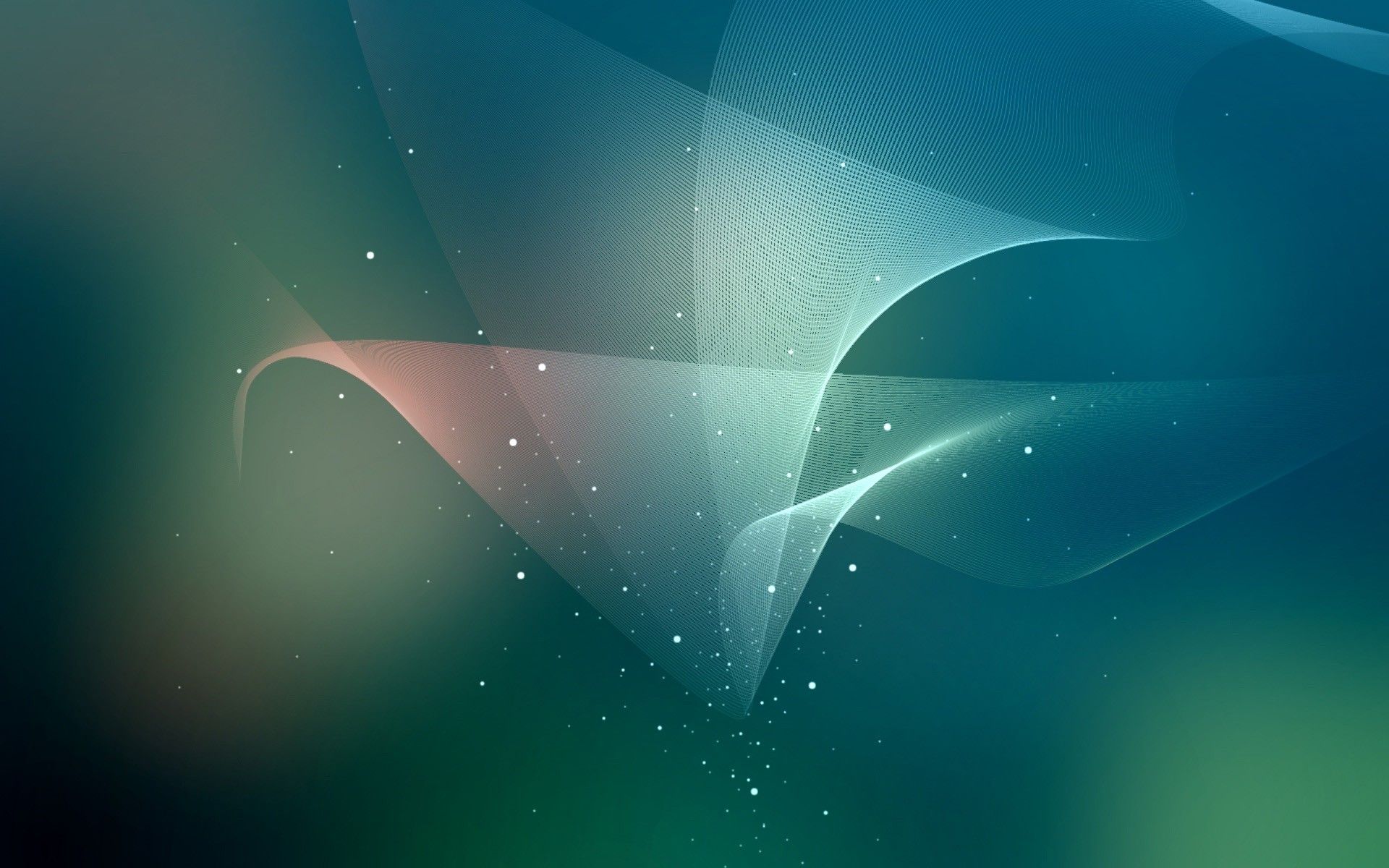 Onde astratte verde e rosa, sfondi per Desktop, 1920x1200 Full HD+, PC
