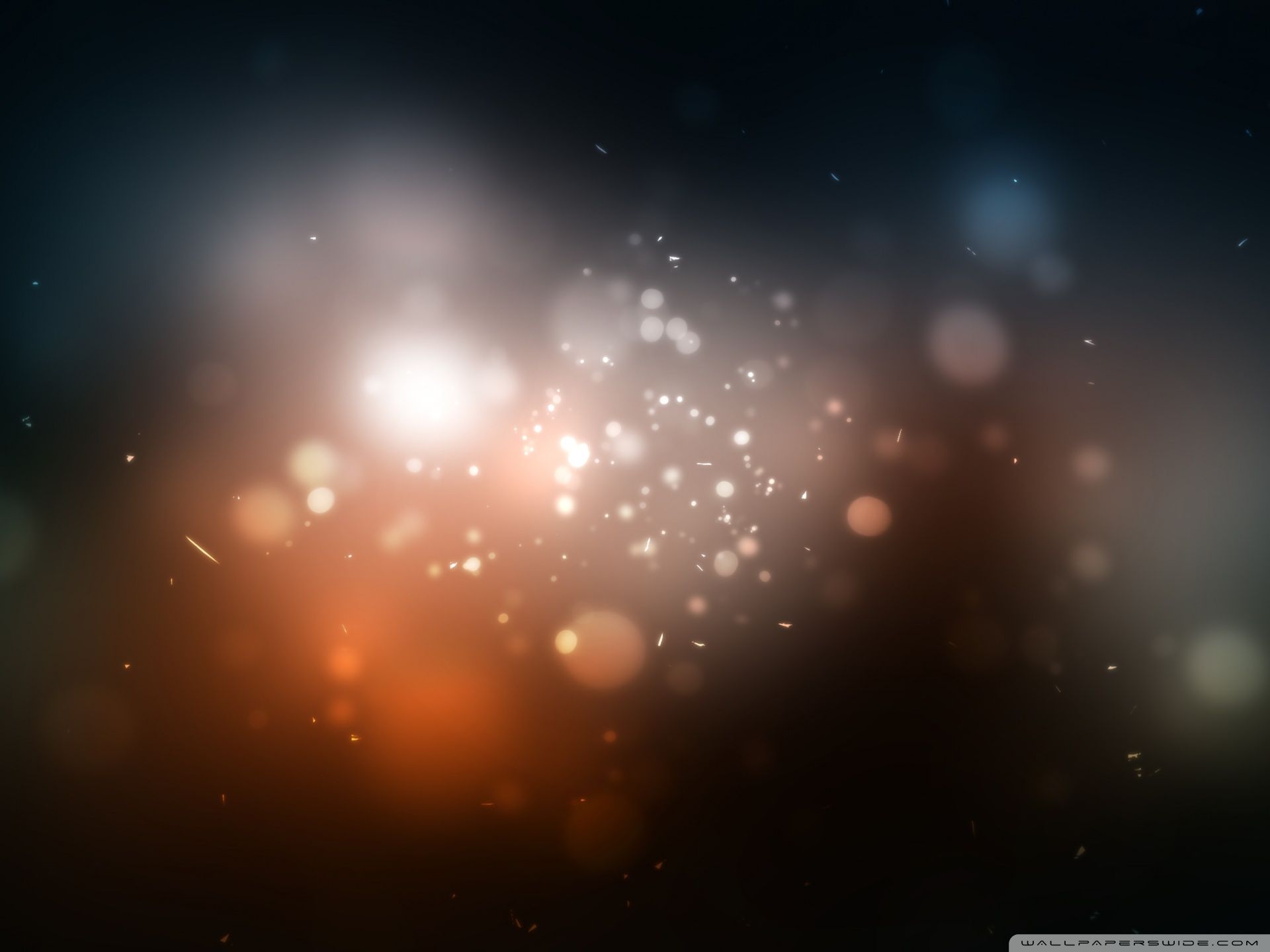 Bokeh luci arancioni sfocate, 1920x1440 Full HD+, PC Desktop