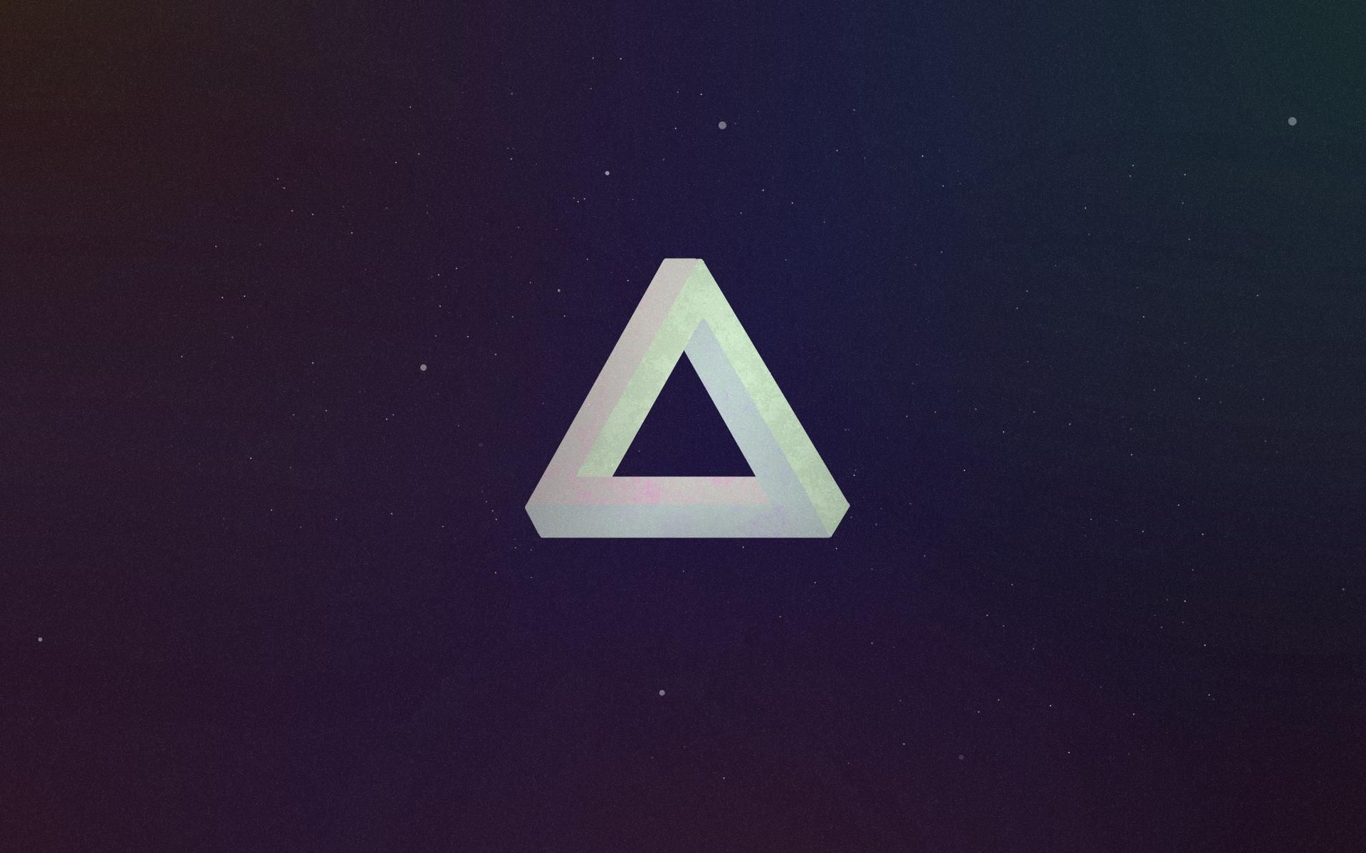 Triangolo Penrose astratto minimalista, 1920x1200 WUXGA, Monitor Gaming