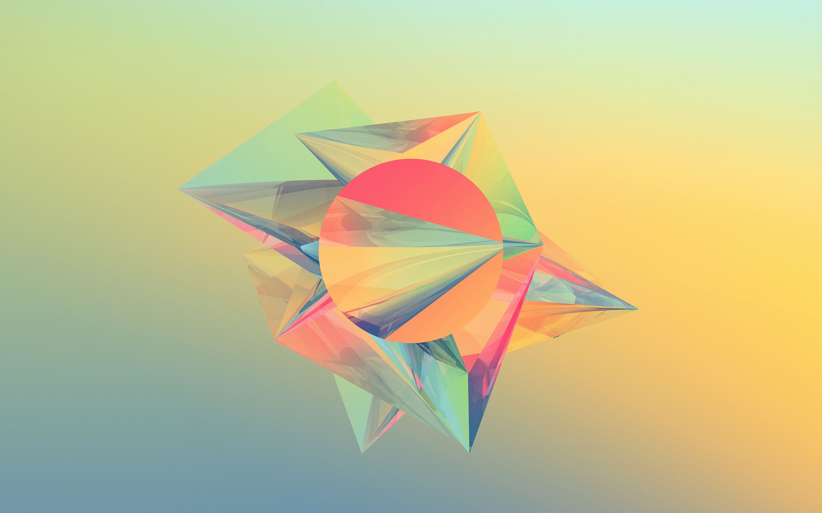 Forma geometrica astratta colorata, 2880x1800 WQXGA, PC