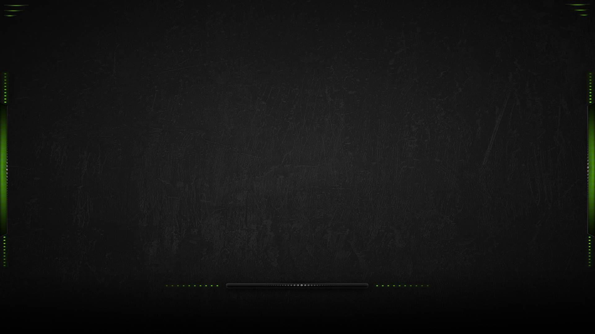 Sfondo nero con dettagli verdi, 1920x1080 Full HD, Monitor Gaming