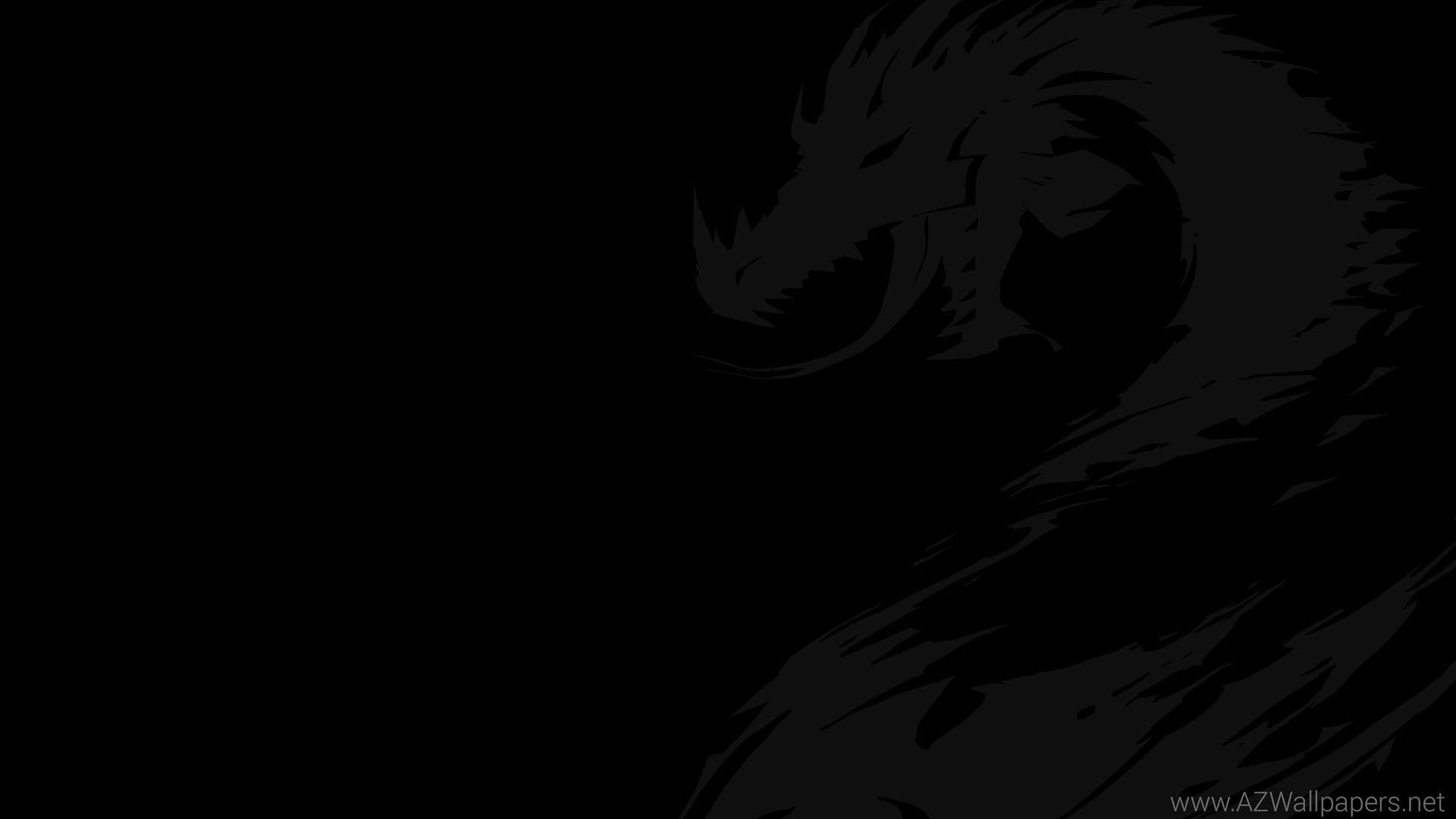 Silhouette drago nero, 1920x1080 Full HD, Desktop