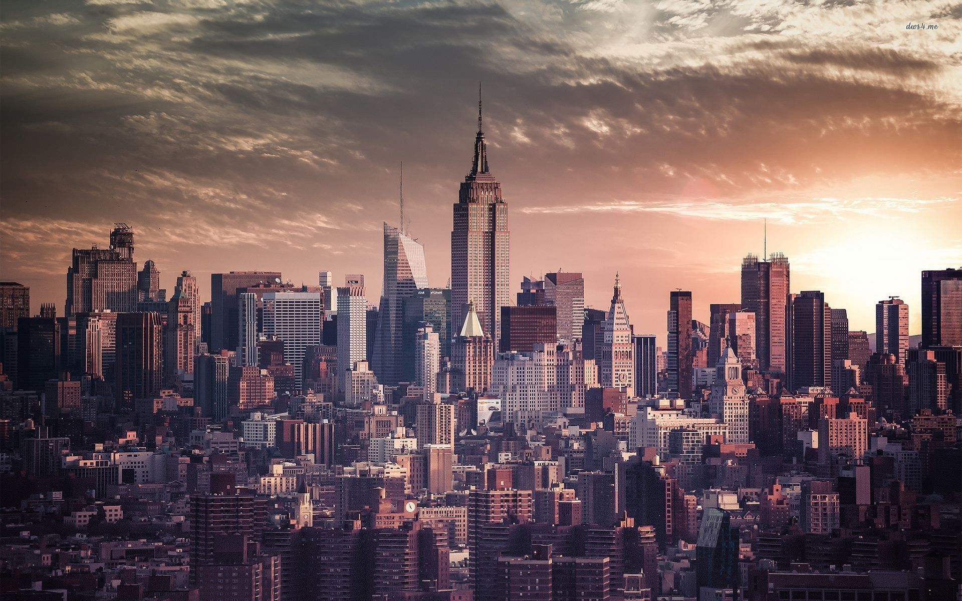 Skyline New York al tramonto, 1920x1200 Full HD+, PC
