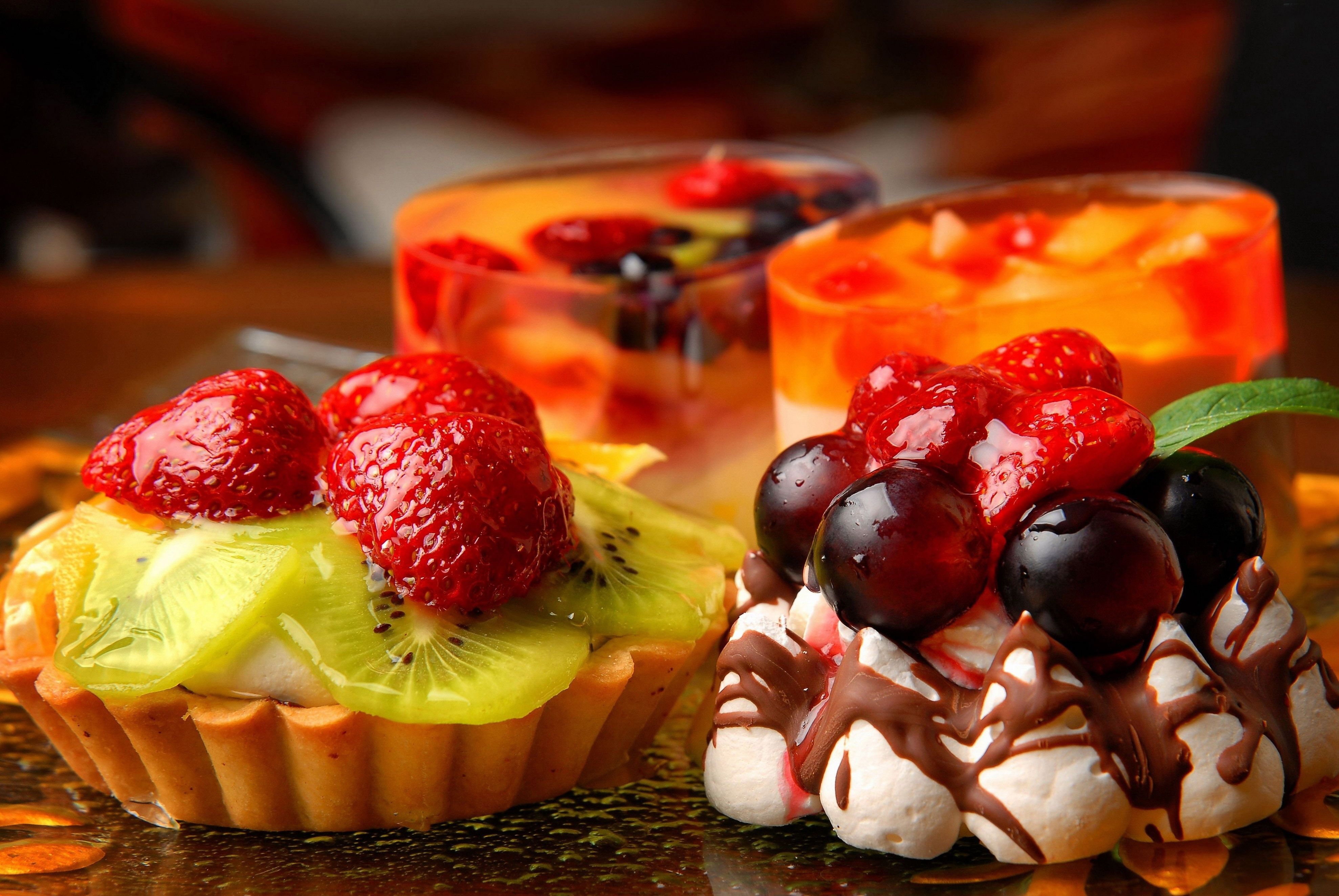 Crostatine con frutta fresca, 3956x2648 UHD, PC 4K