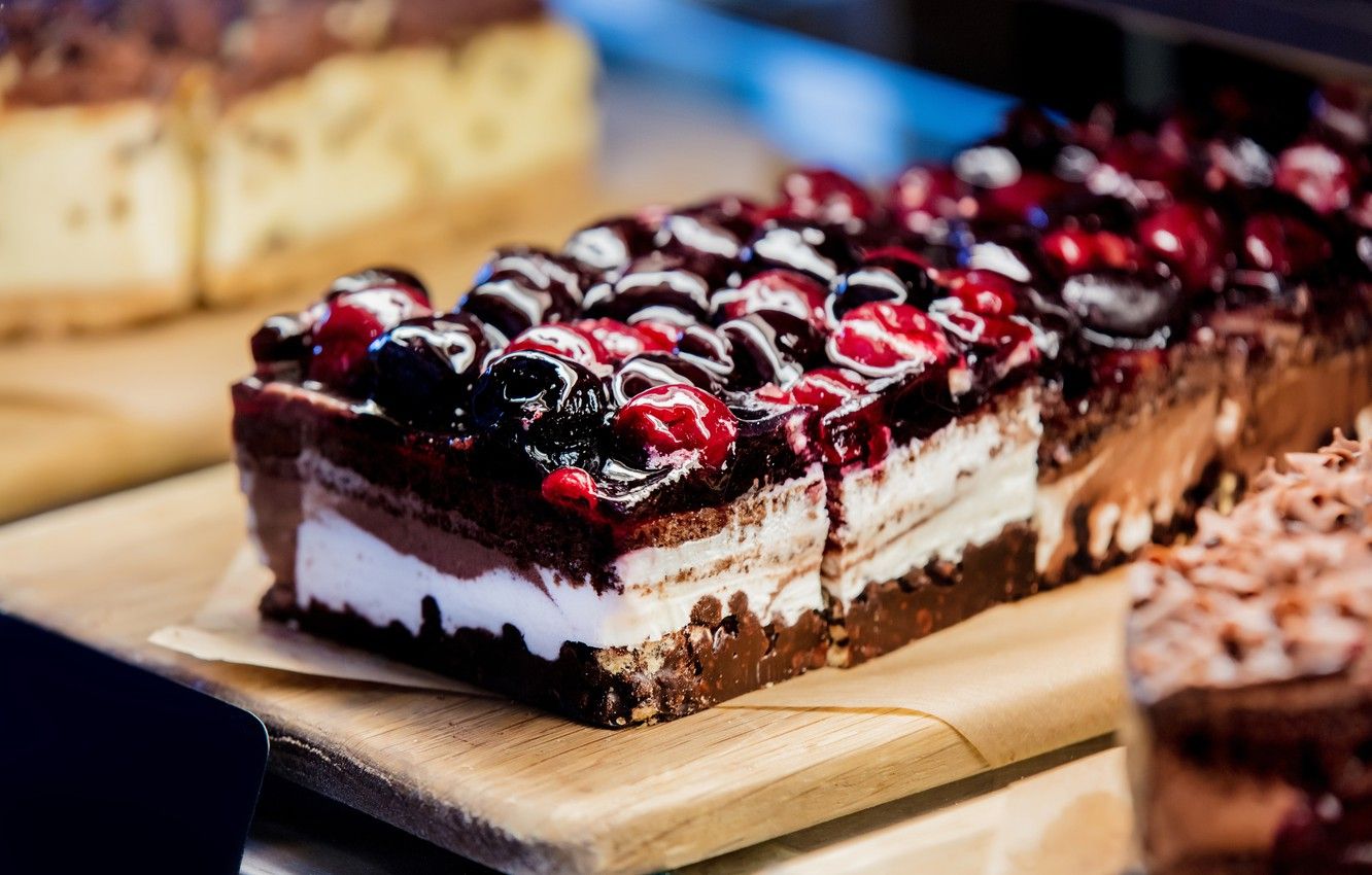 Torta con frutti di bosco, 1332x850 HD, Desktop