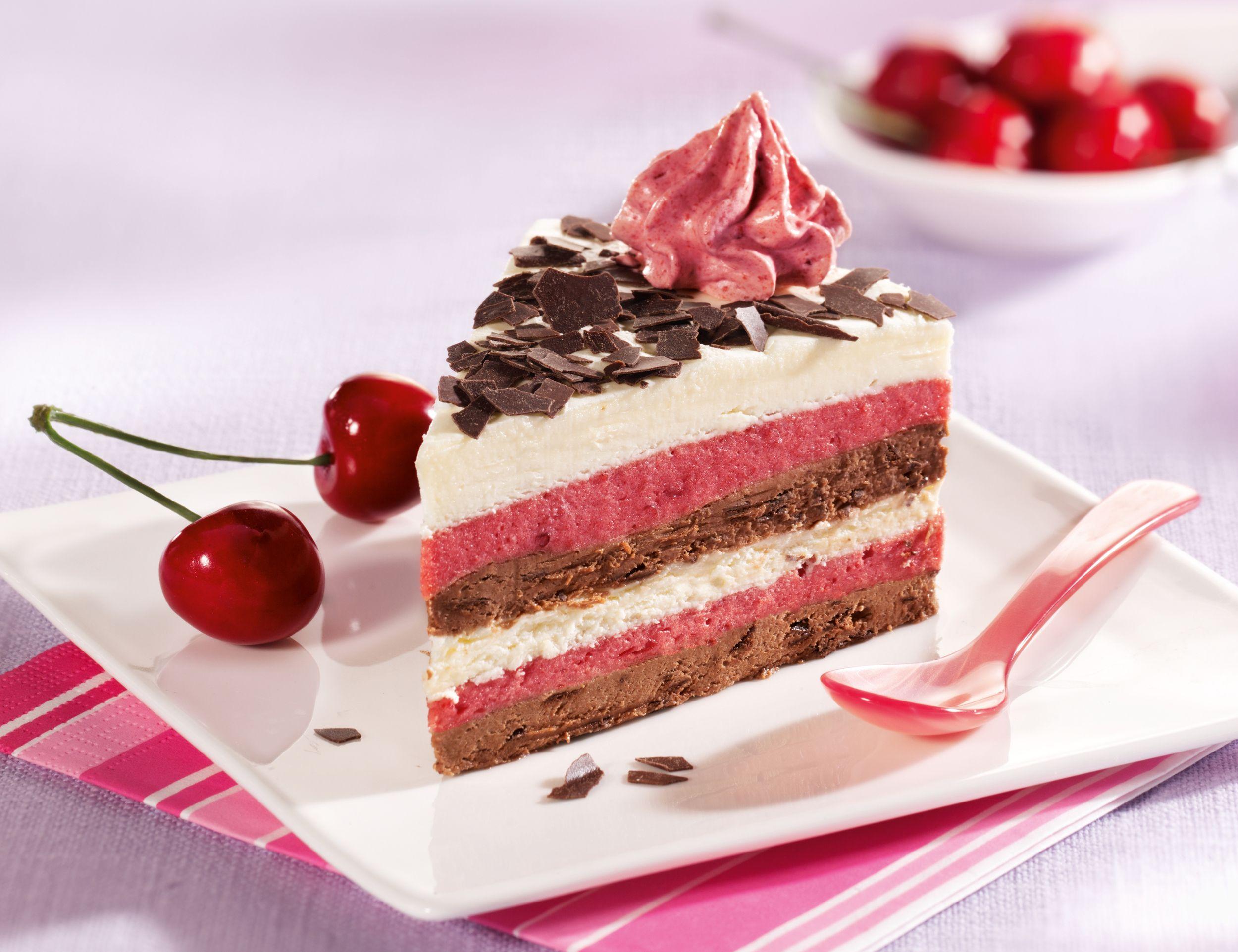 Torta ciliegie e cioccolato, 2500x1923 alta risoluzione, Desktop