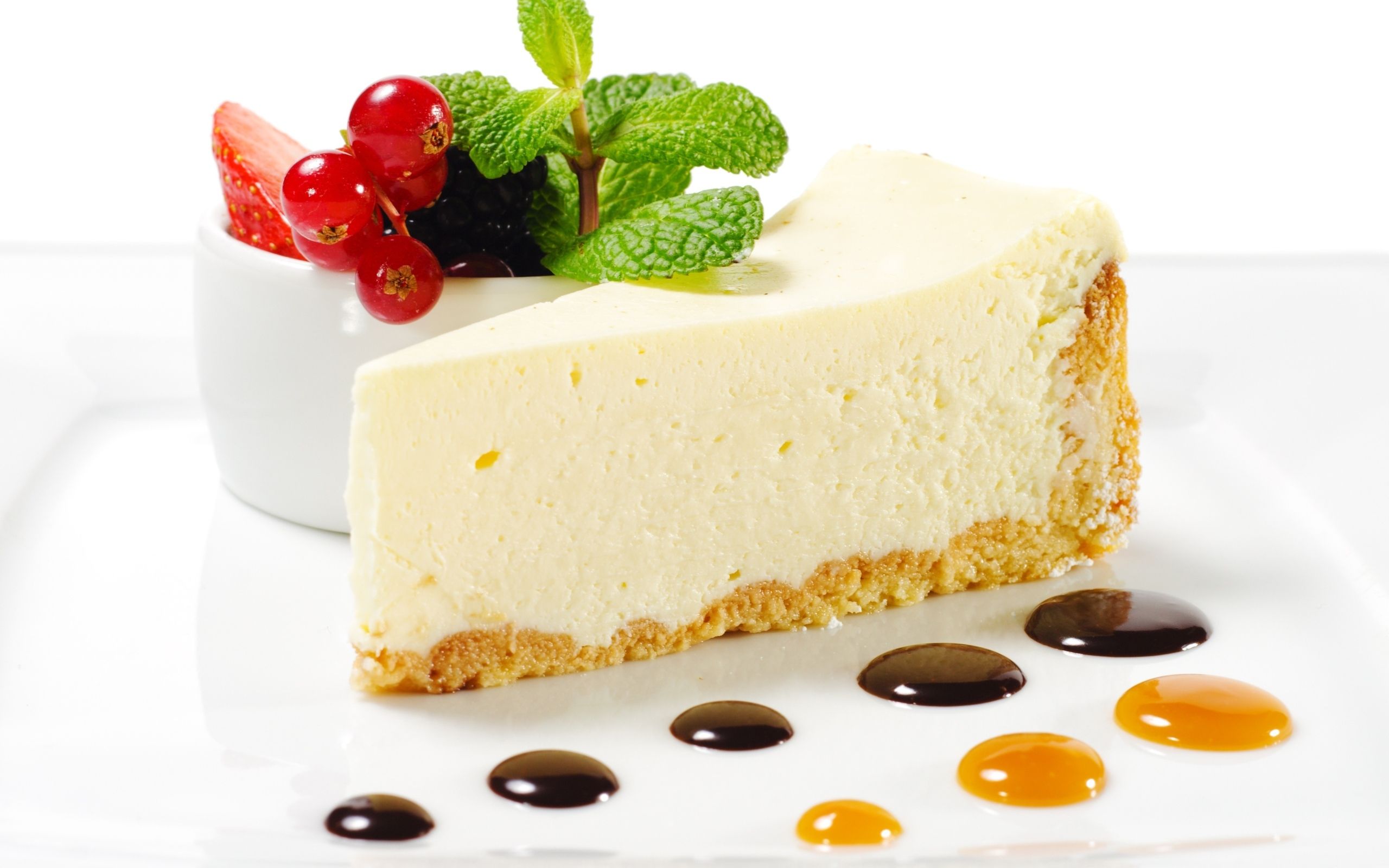 Cheesecake con frutti di bosco, 2560x1600 WQXGA, Desktop