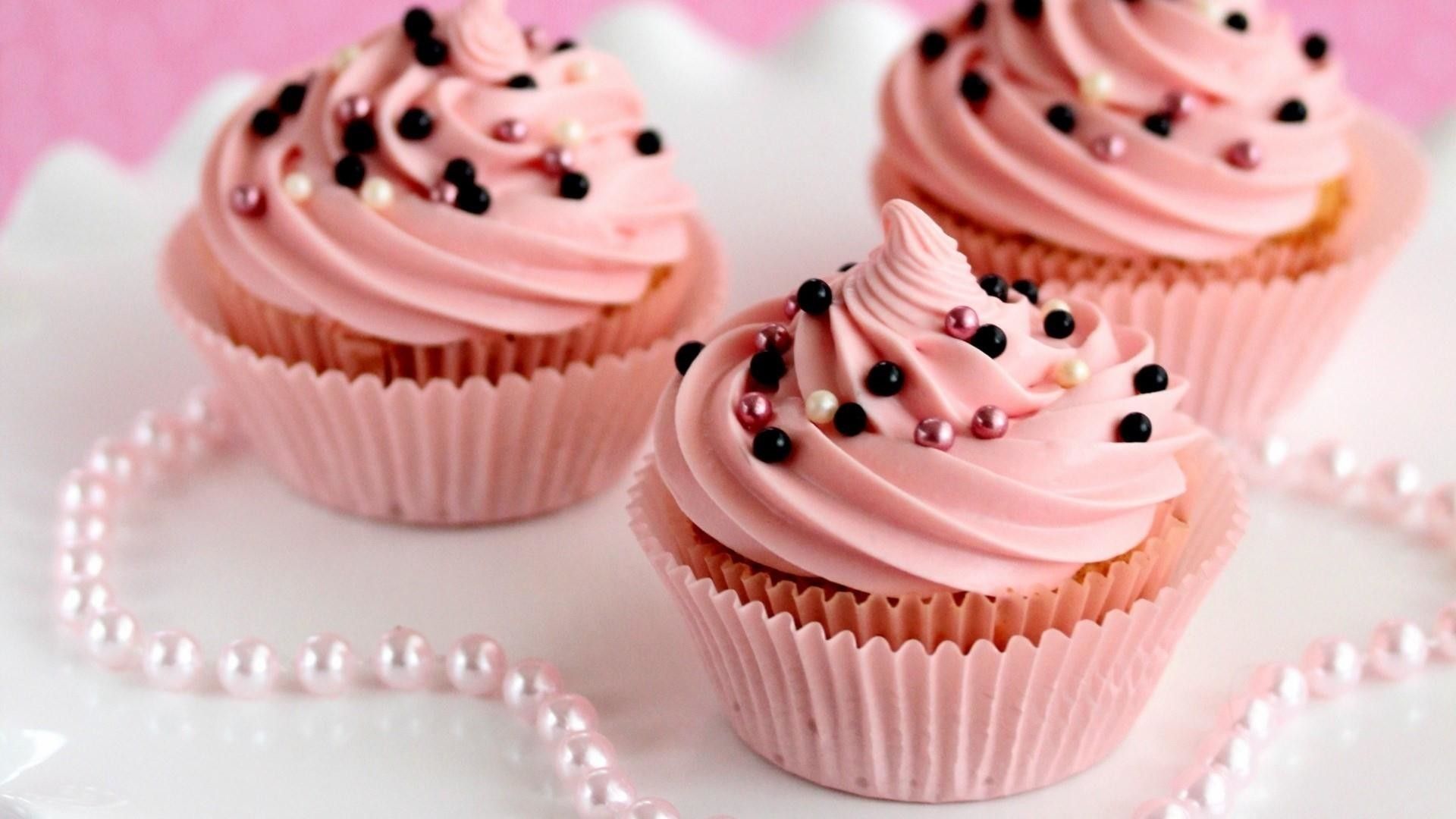 Cupcake rosa con codette, 1920x1080 Full HD, PC Desktop