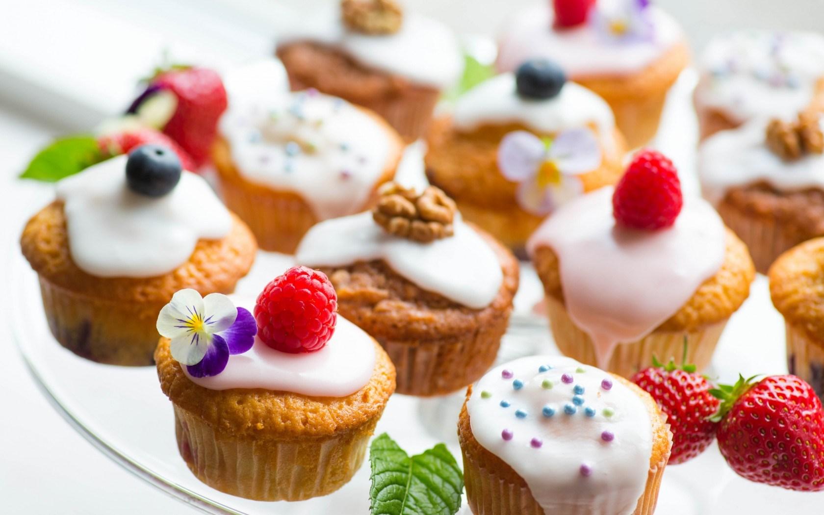 Muffin glassati con frutti di bosco, 1680x1050 900p, MacBook Air