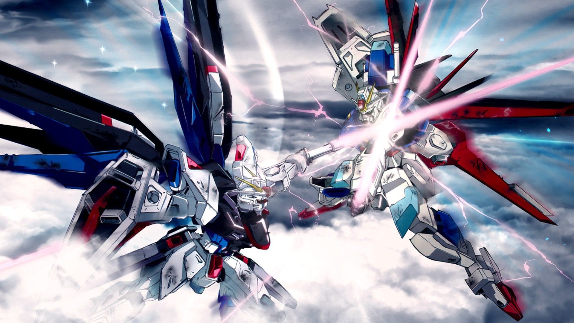 Gundam Seed Destiny mecha battaglia, 1920x1080 Full HD 1080p, Laptop