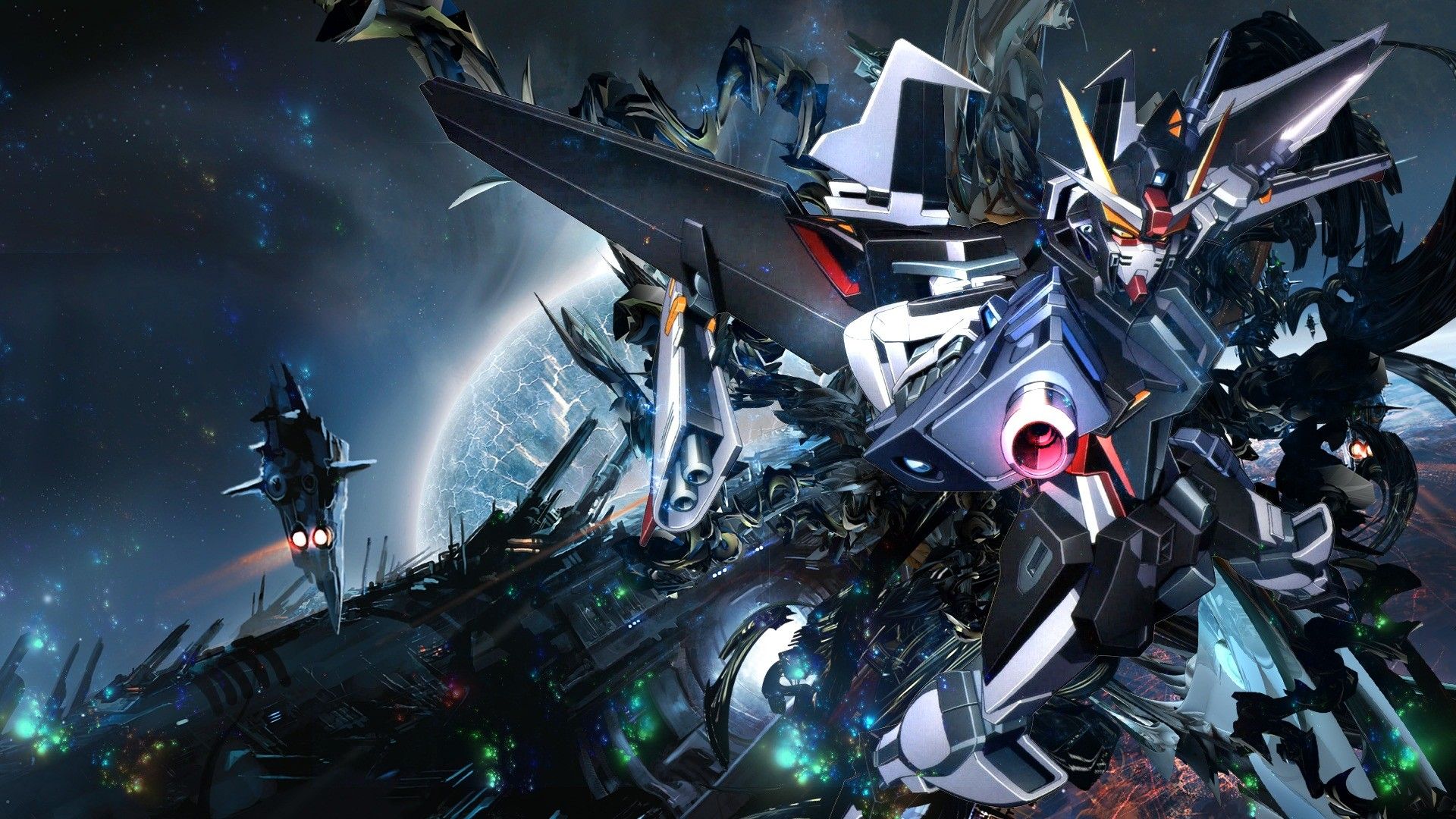Destiny Gundam robot mecha, 1920x1080 Full HD, PC Desktop