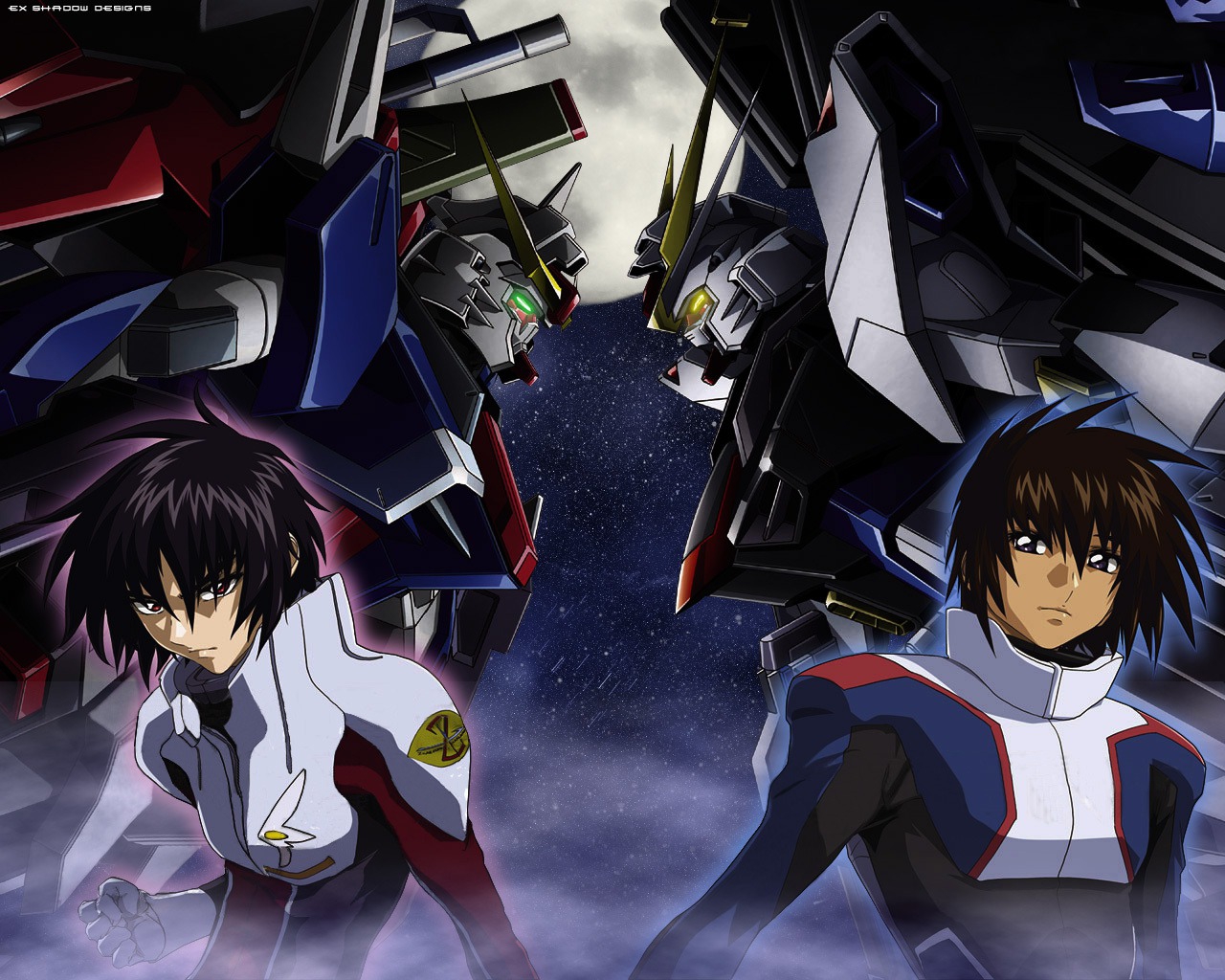 Gundam Seed Destiny personaggi mecha, 1280x1024 HD, Desktop