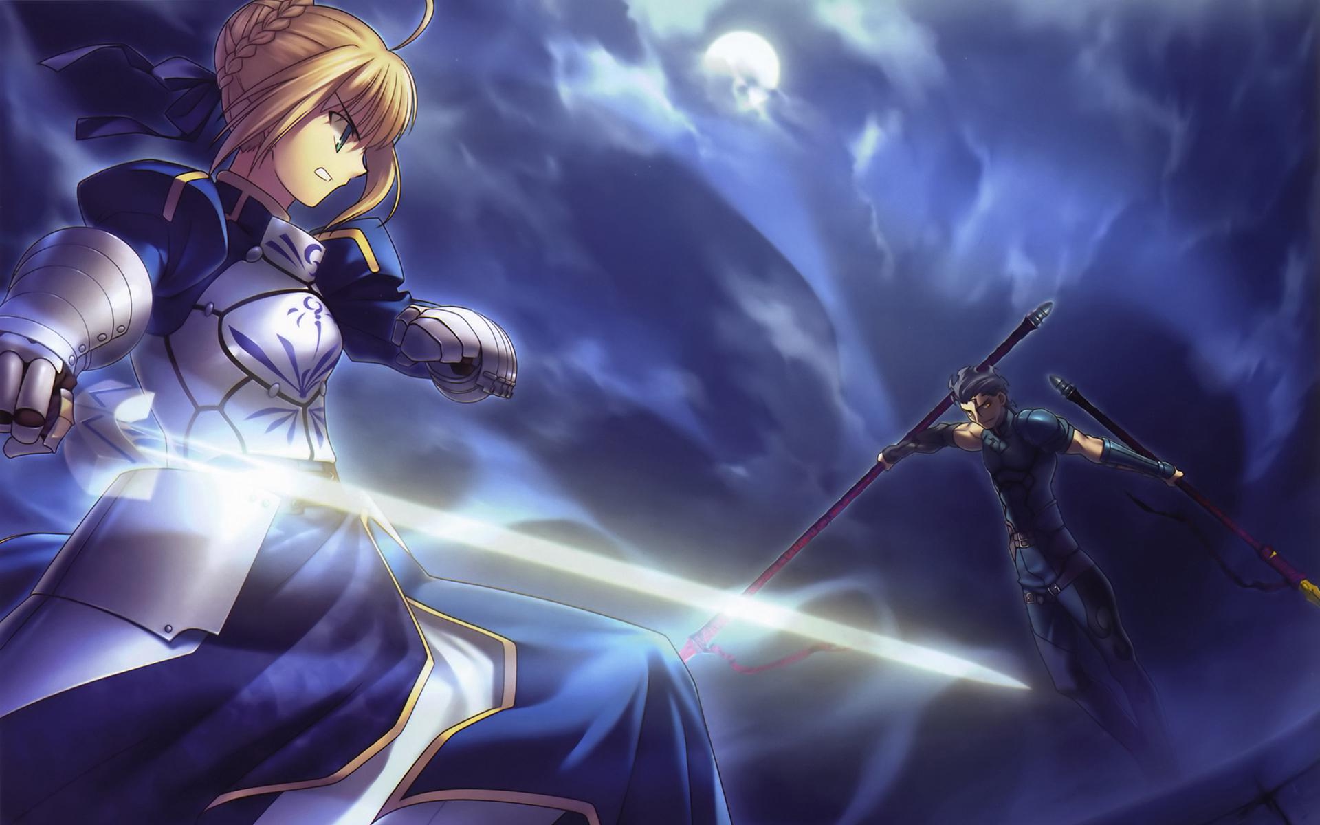 Saber Fate spada notte, 1920x1200 WUXGA, iMac